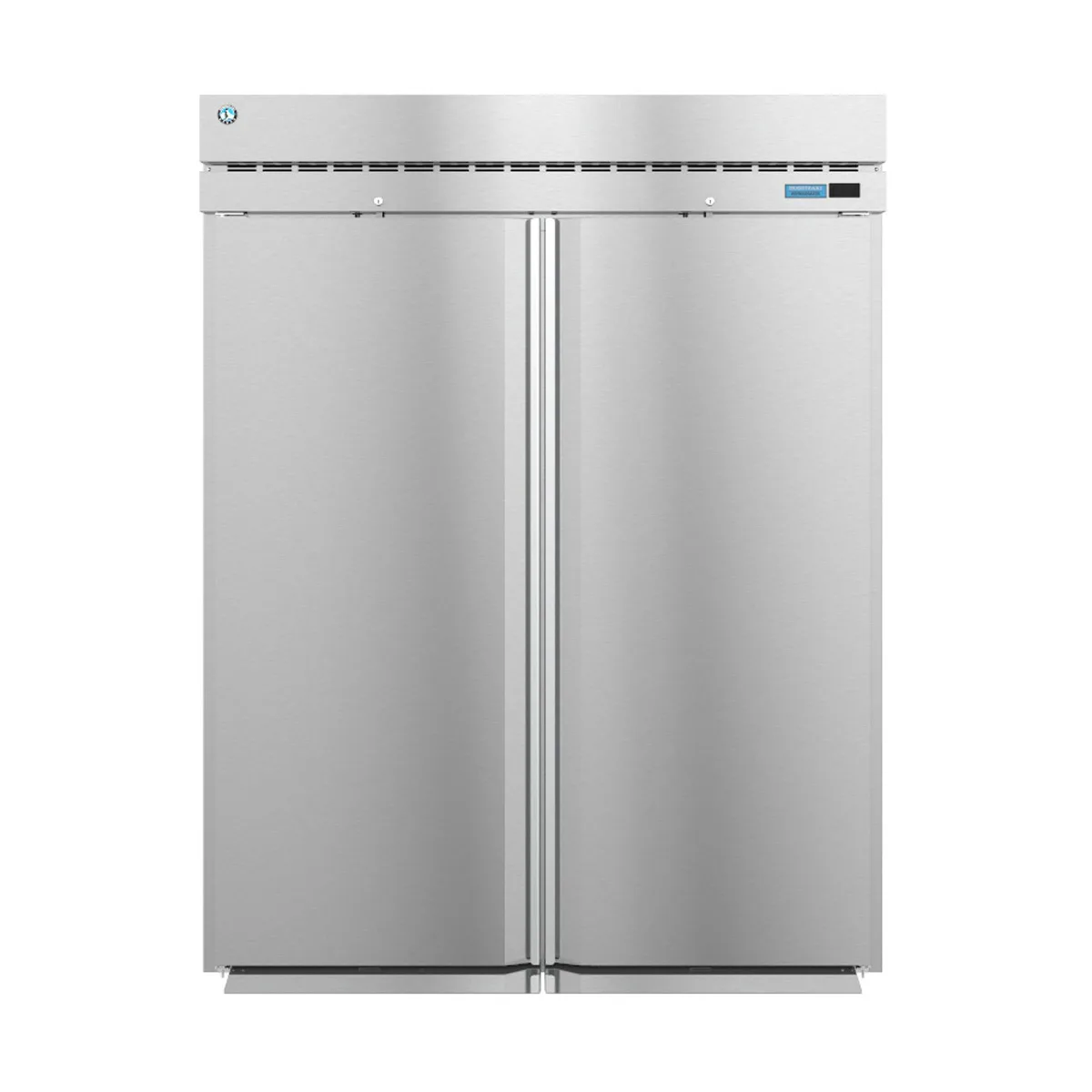 Hoshizaki RT2A-FS-FS 68" 2-Section Solid Door Roll Thru Refrigerator, Self-Contained, Stainless Steel, 78 cu. ft.