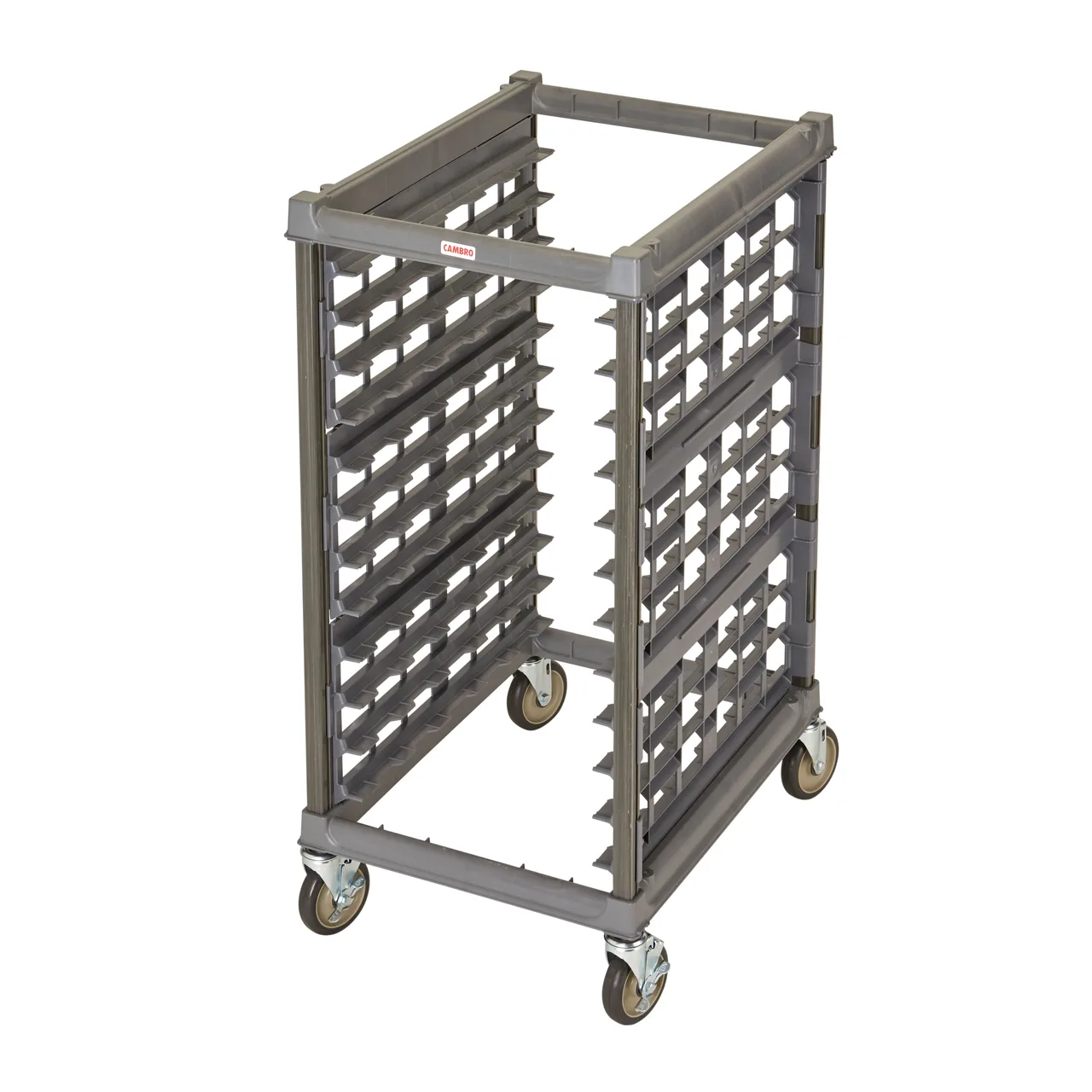 Cambro UPR1826HP12580 12 Half Size End Load Bun / Sheet Pan Rack w/ 3" Bottom Load Slides