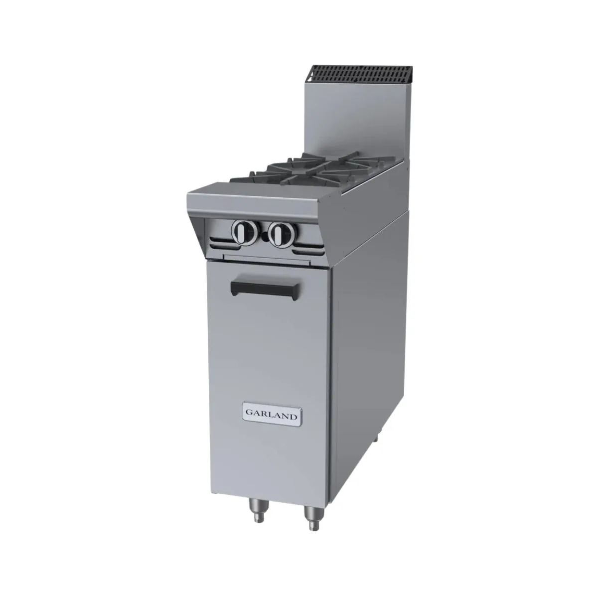 Garland US Range M12S 12" Gas Heavy Duty w/ (2) Open Burners, (1) Cabinet Base, 48.000 BTU
