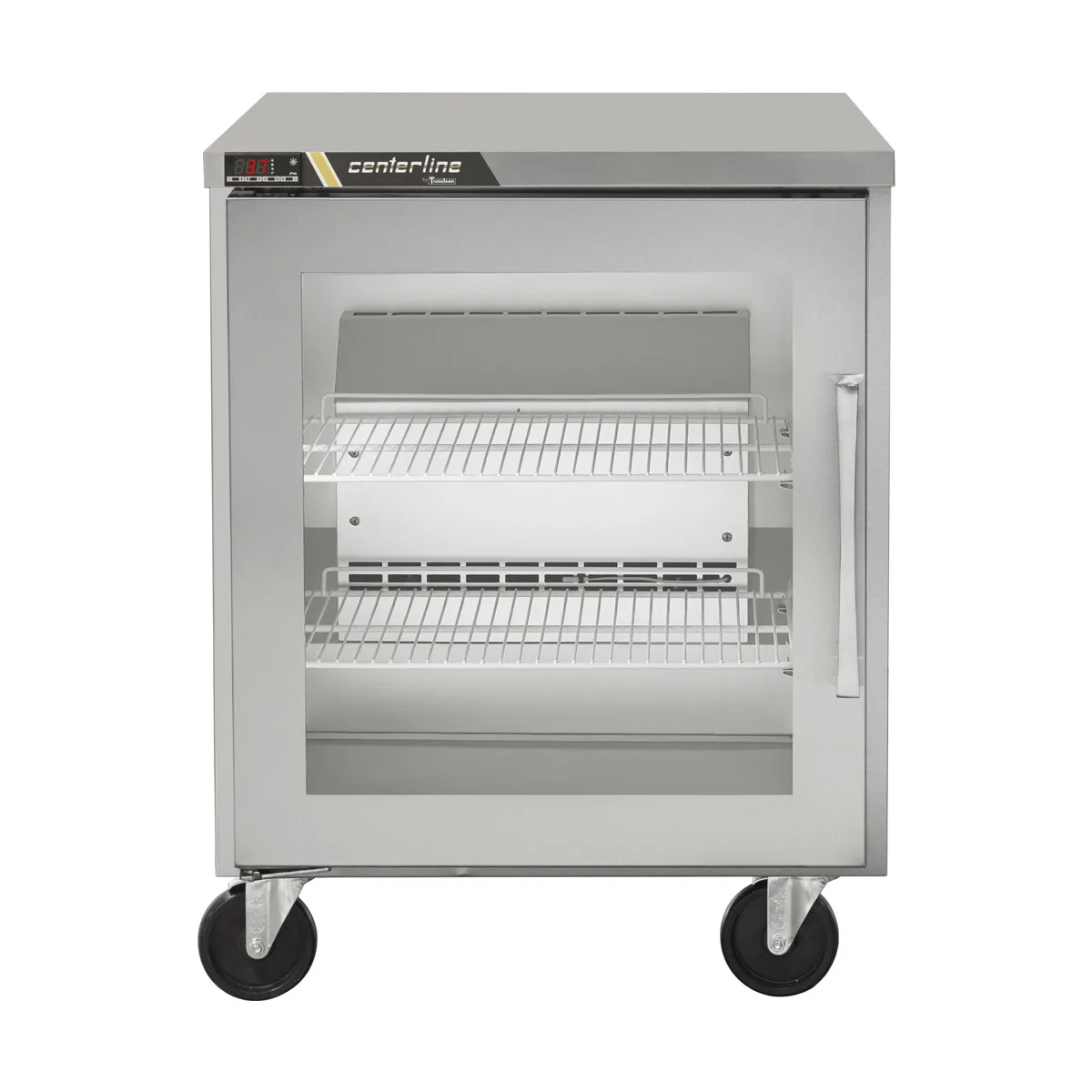 Traulsen CLUC-27R-GD-L 27" 1 Glass Door Refrigerator, Stainless Steel Exterior, 6.5 cu. ft. Capacity