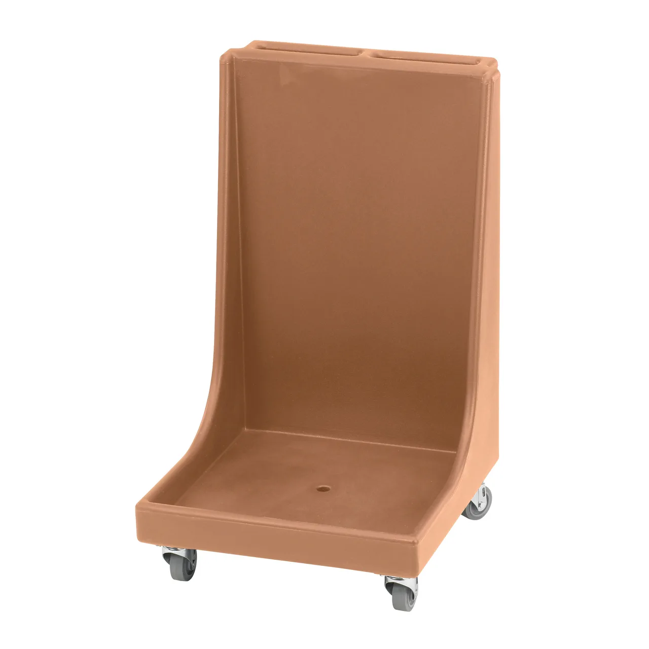 Cambro CD2020H157 Camdolly Coffee Beige Dish Rack Dolly with Handle, 350 lb Capacity, 25-7/8"L x 22-3/16"W x 36-7/8"H