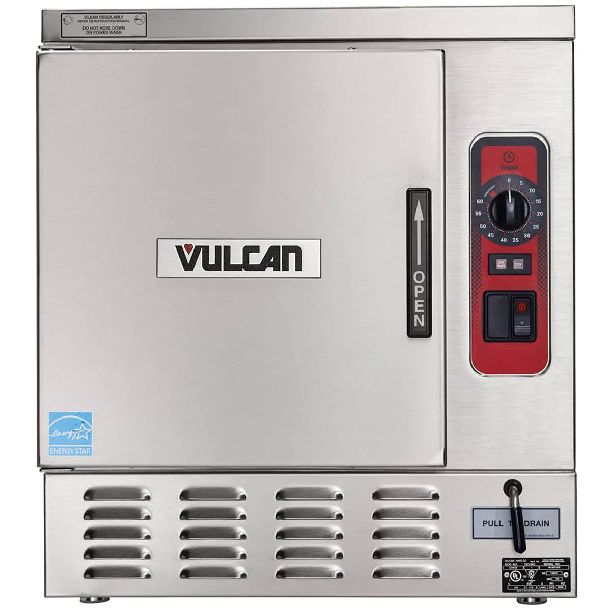 Vulcan C24EO5AF  5 Pan Boilerless Electric Countertop Steamer w/ Auto-Fill, 12 kW