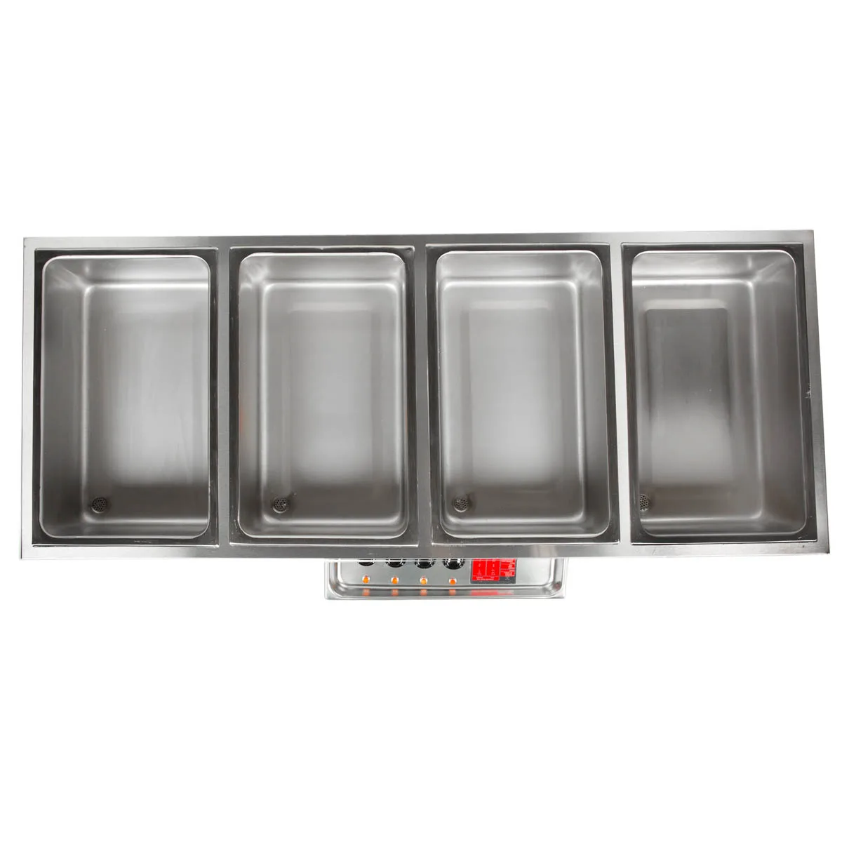 APW Wyott HFW-4S Hot Food Well Unit, Drop-In, Electric, (4) 12" X 20" Wells