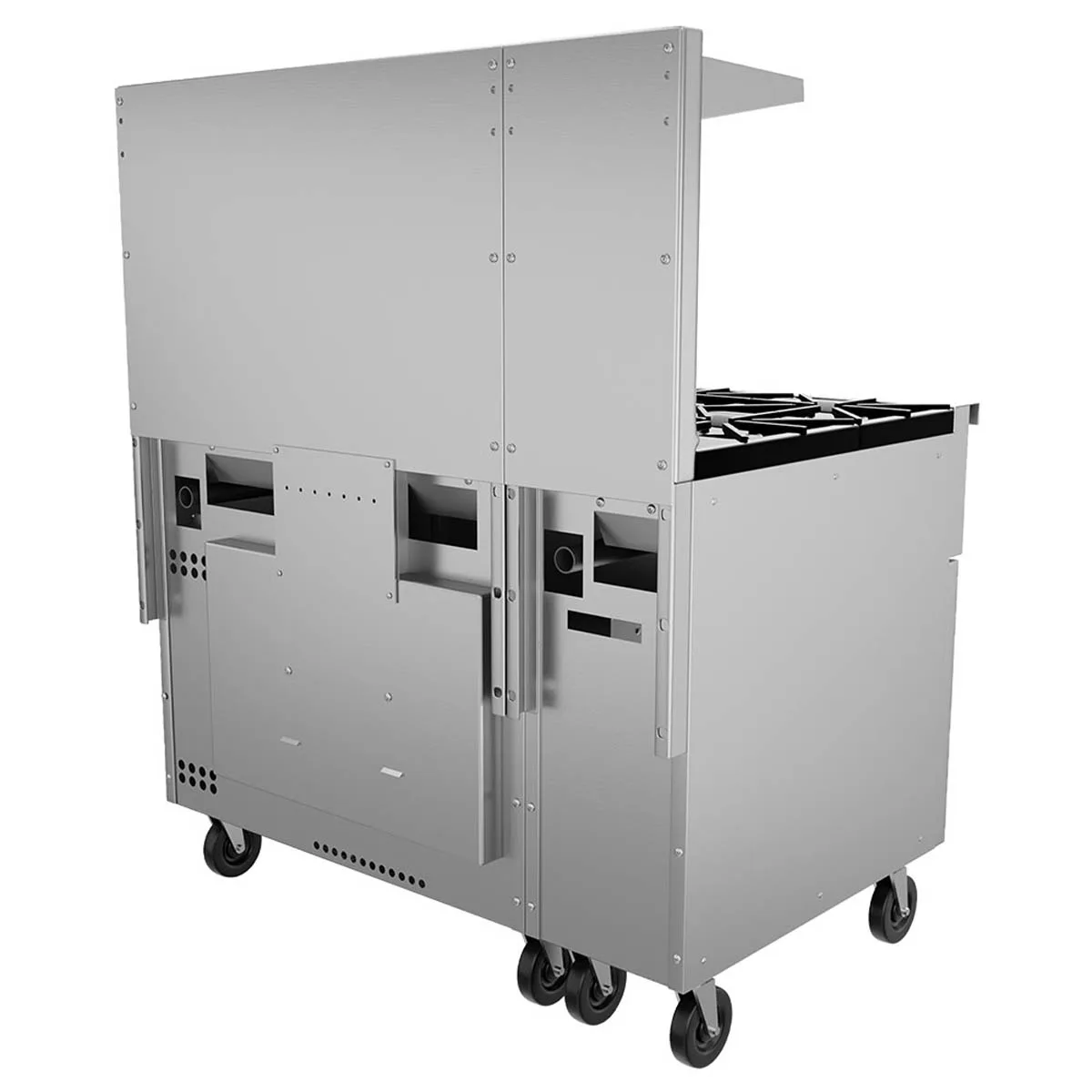 Vulcan 48S-8B 48" Gas Restaurant Range w/ (8) Open Burners, (1) Standard Oven, (1) Cabinet Base, 275.000 BTU 