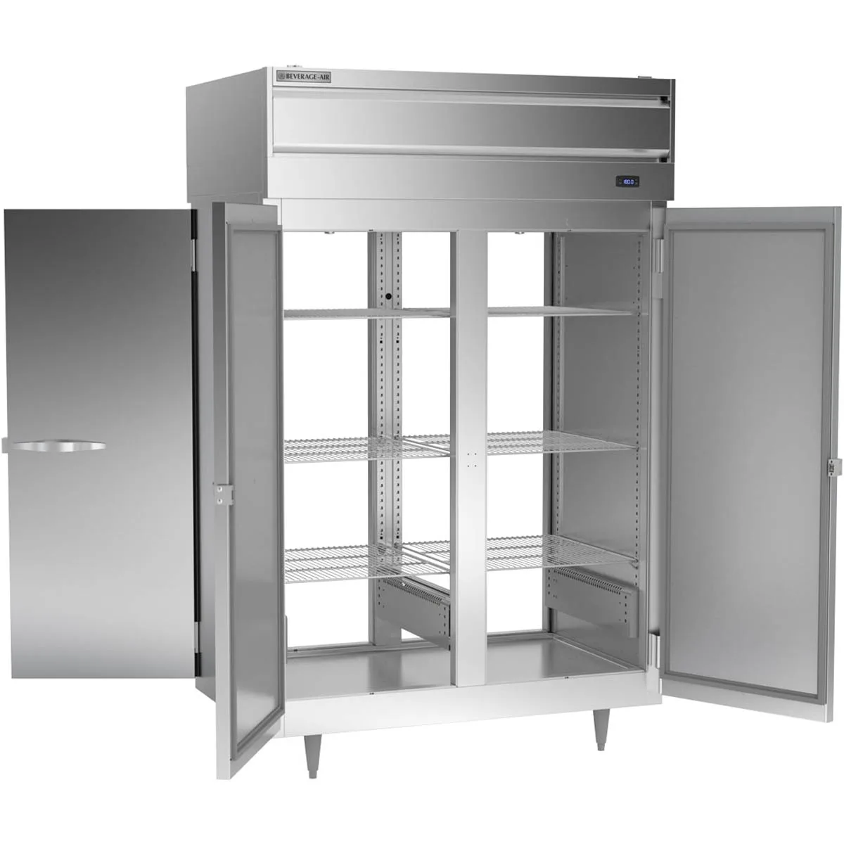 Beverage Air PH2-1S-PT 2-Section 4-Door Solid Door Heated Holding Cabinet 43.3 cu ft Stainless Steel