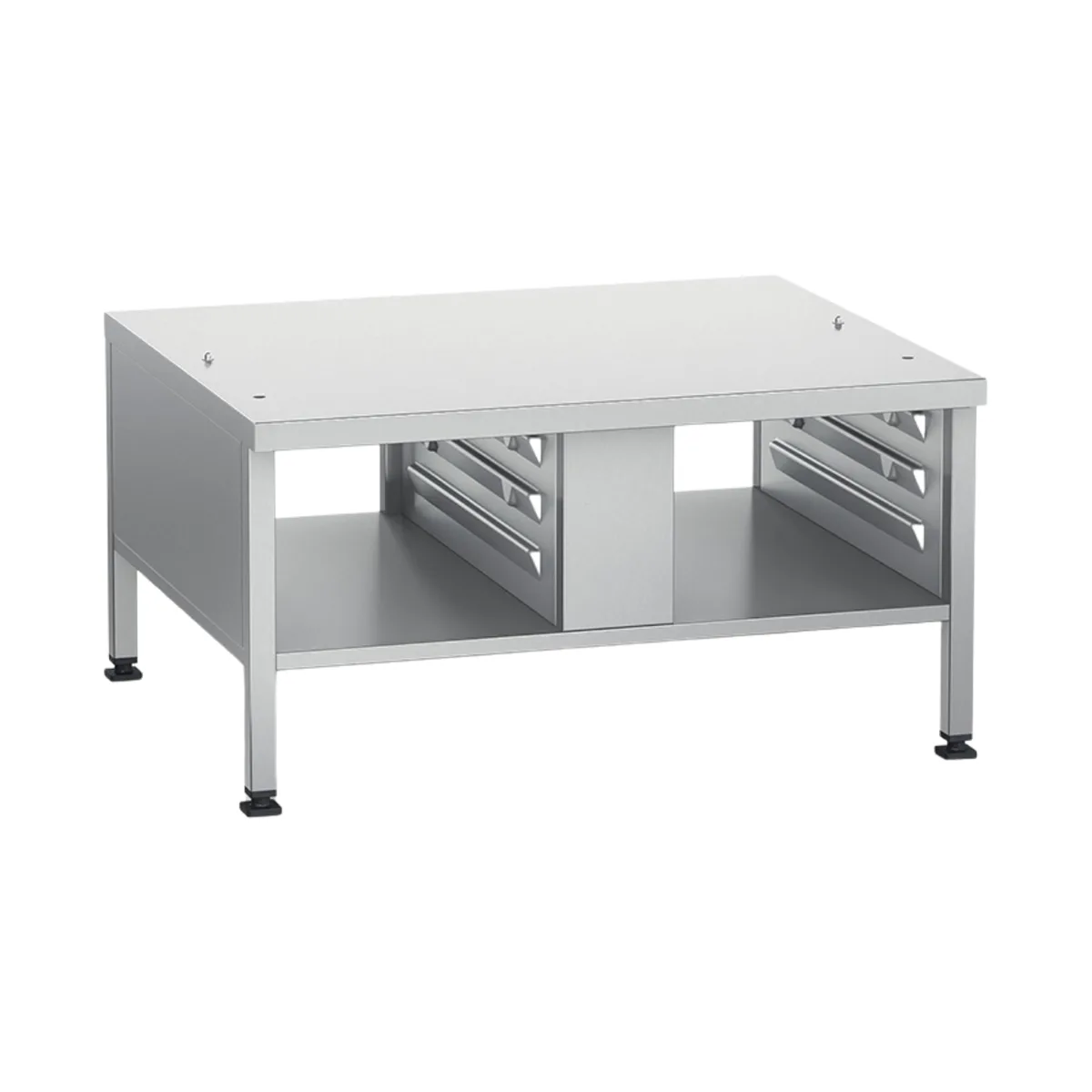 RATIONAL 60.31.208 Low Stand II Oven Equipment Stand, Stationary, Open Base With Pan Slides