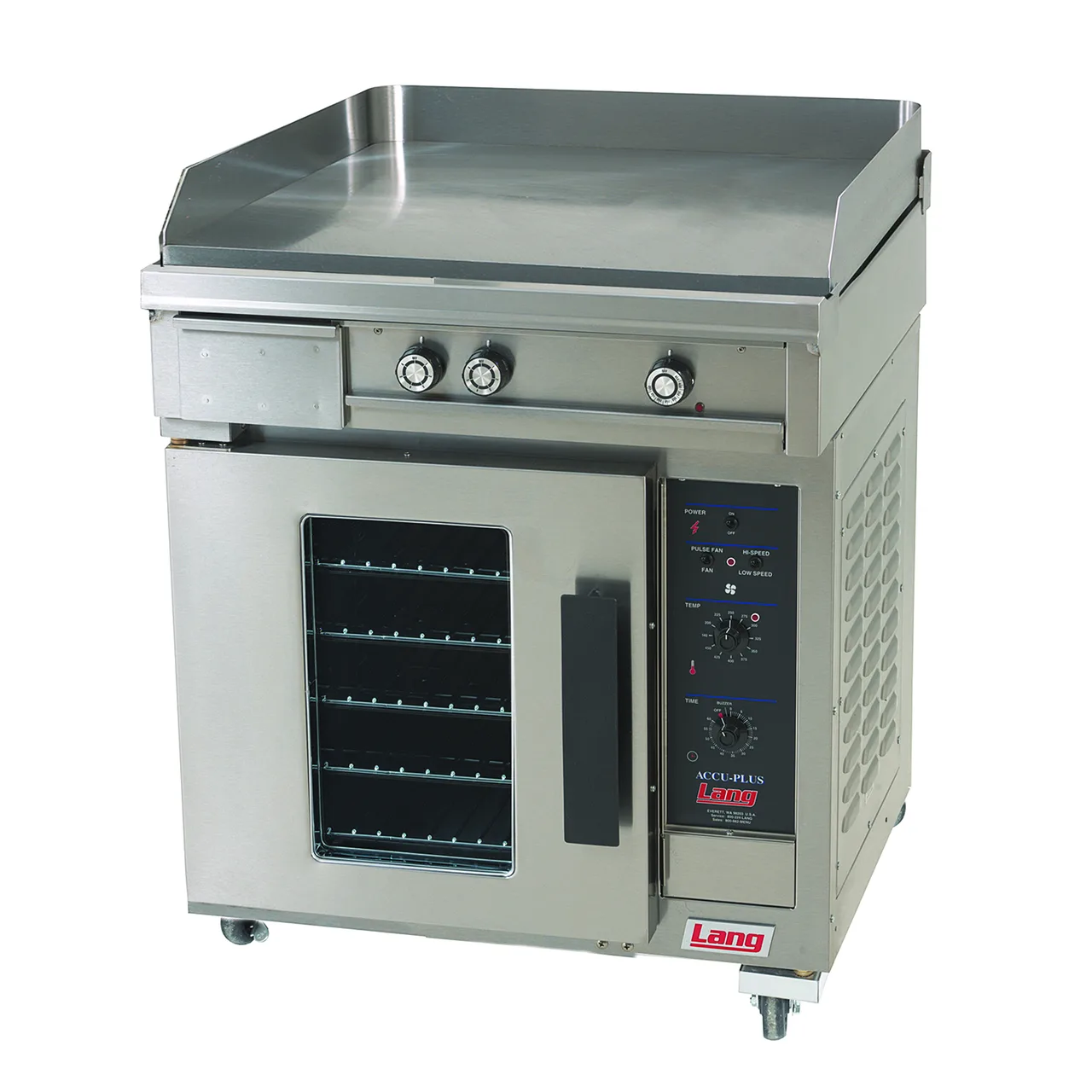 Lang R30C-PTF Range, Electric, 30"W, (1) 30"W X 3/4" Thick Snap Action Griddle