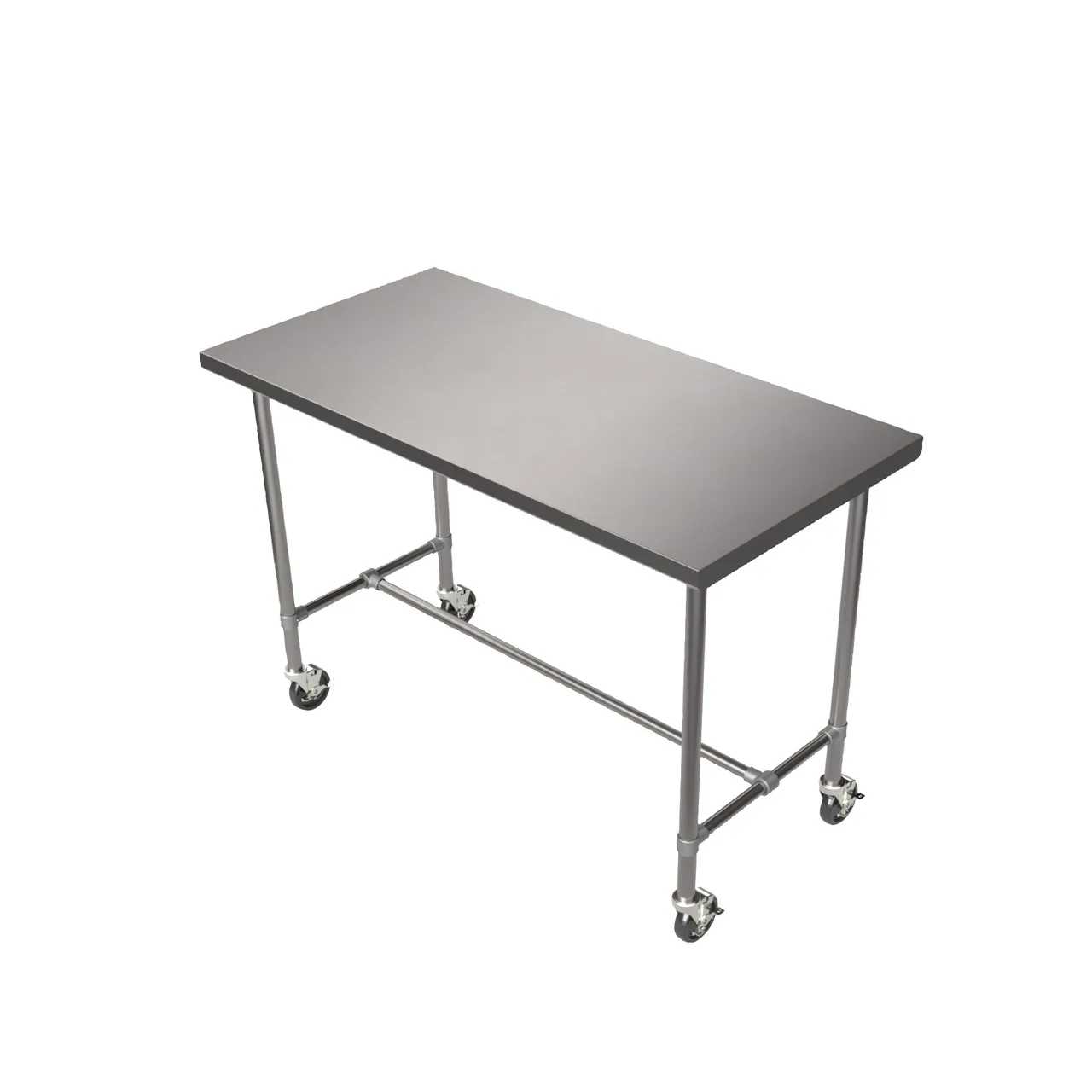 BK Resources FVT-6030 Pub Table, 60"D X 30"W, 18 Guage Stainless Steel