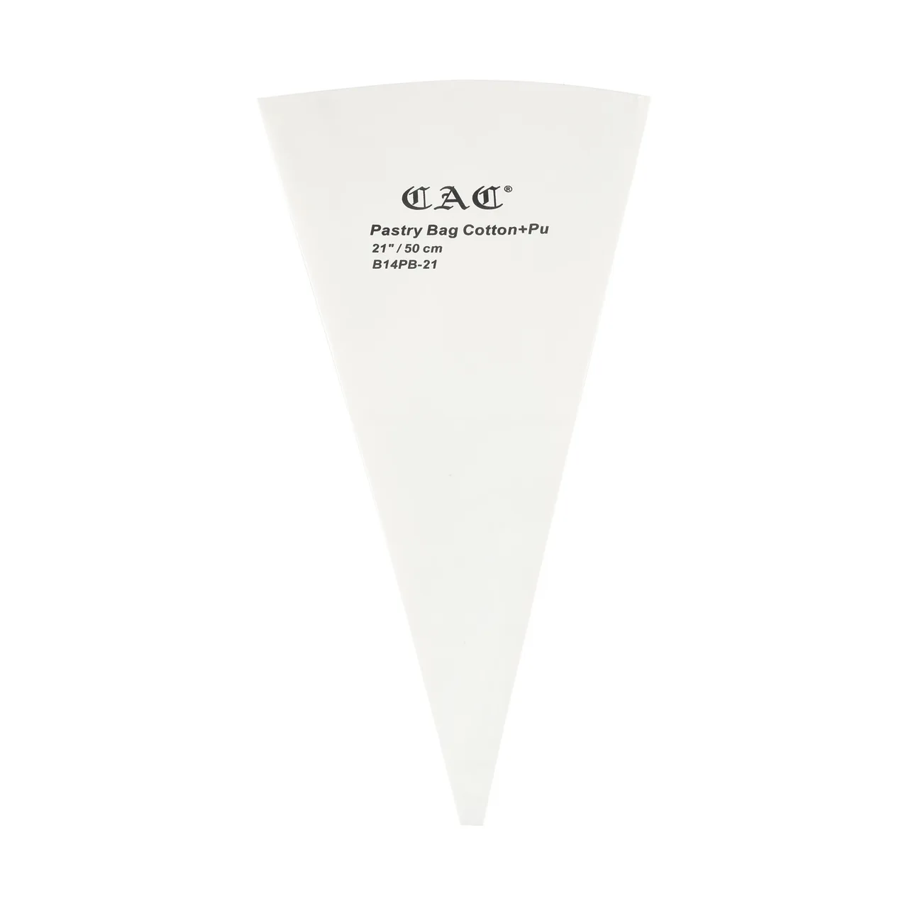 CAC China B14PB-21 Pastry Bag, 21" Cotton Construction, Polyurethane Lined, Baking & Decorating