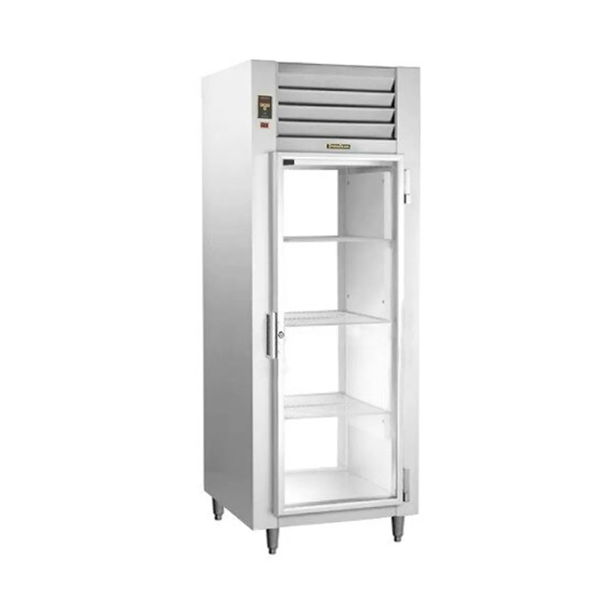 Traulsen RHT132NP-FHG 26" 1-Section Pass-Thru Refrigerator w/ 2 Glass Doors, Remote, 23.43 cu. ft.