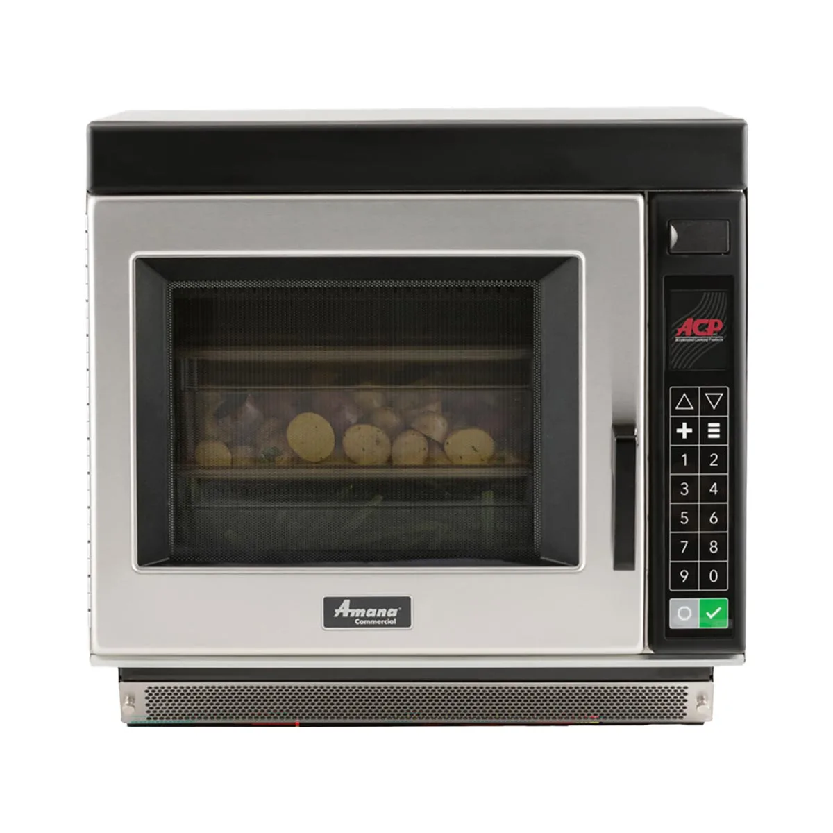 Amana RC30S2 3000W Heavy Volume Commercial Microwave Oven, 1.0 Cu. Ft.,  Push Button, 208/240V