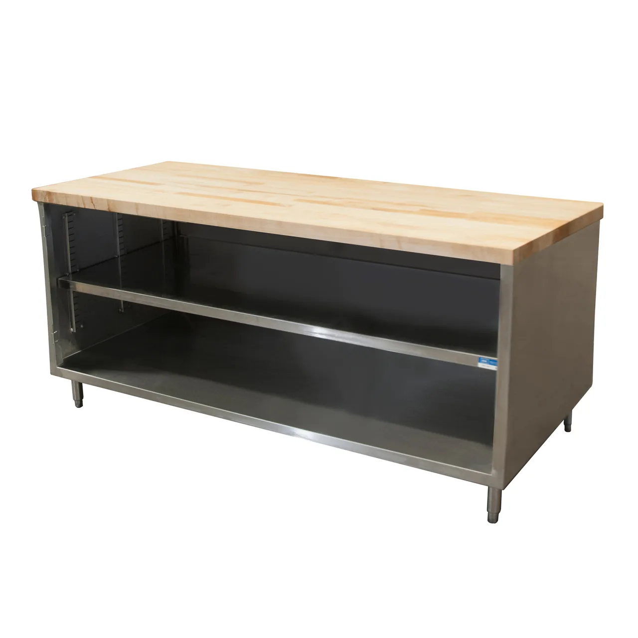 BK Resources CMT-3672 Chef Table, Cabinet Base with Open Front