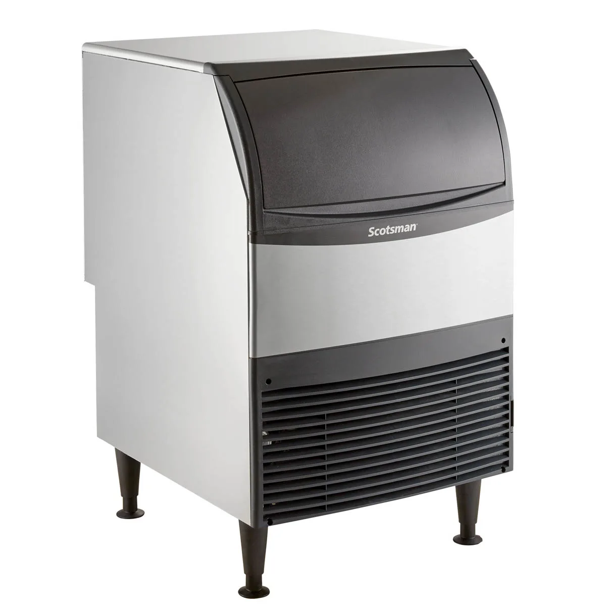 Scotsman UF424A-6 Air-Cooled Flake-Style Ice Maker with Bin, 370 lbs/Day, 50hz Export Model