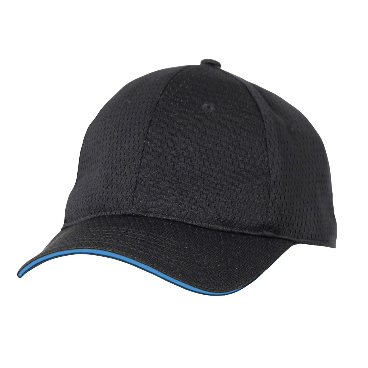 Chef Works BCCT-BLU-0 - Black Polyester Chef Hat, One Size, Adjustable, 100% Polyester - 1/Box