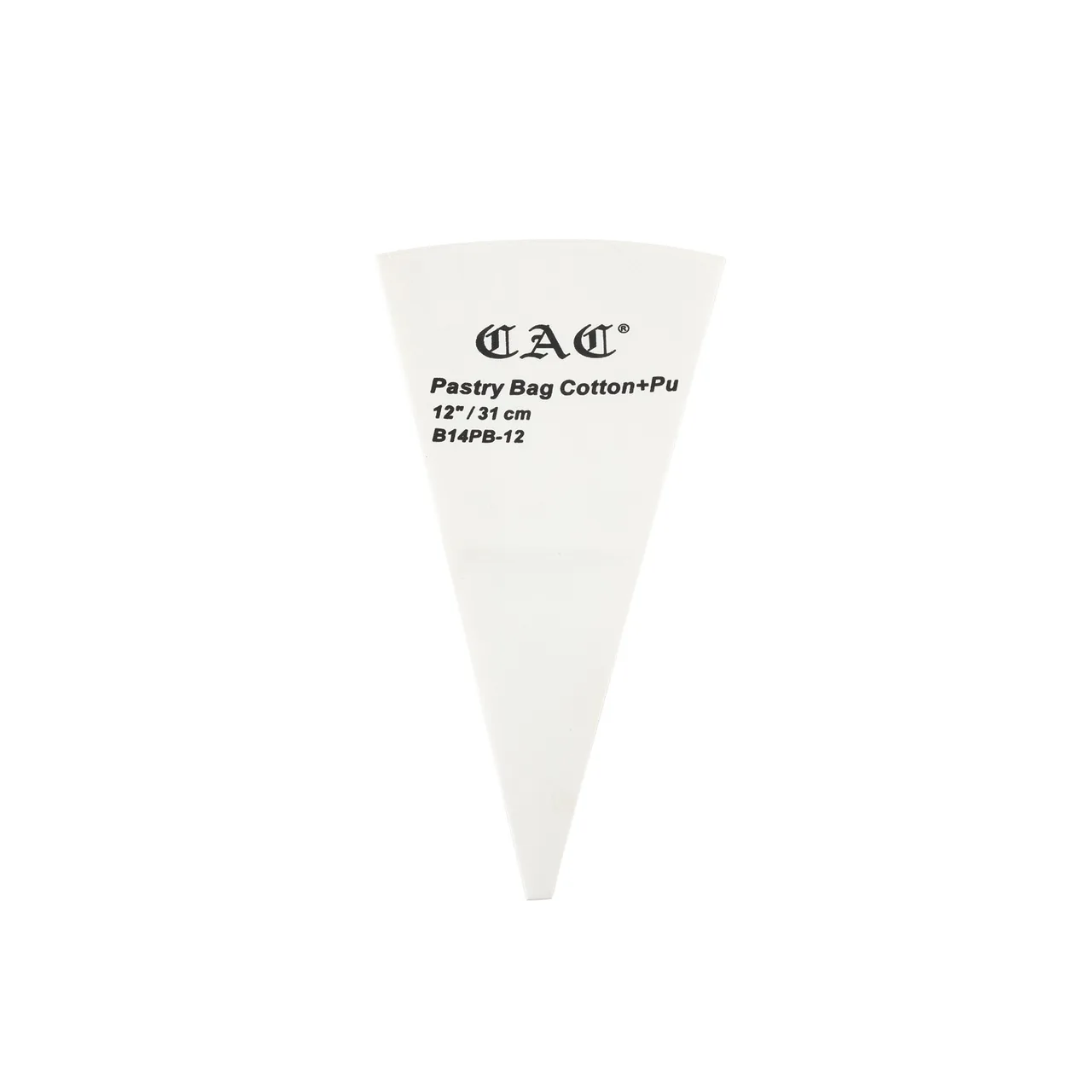 CAC China B14PB-12 Pastry Bag - 12" Polyurethane Lined Cotton, Perfect for Baking and Decorating