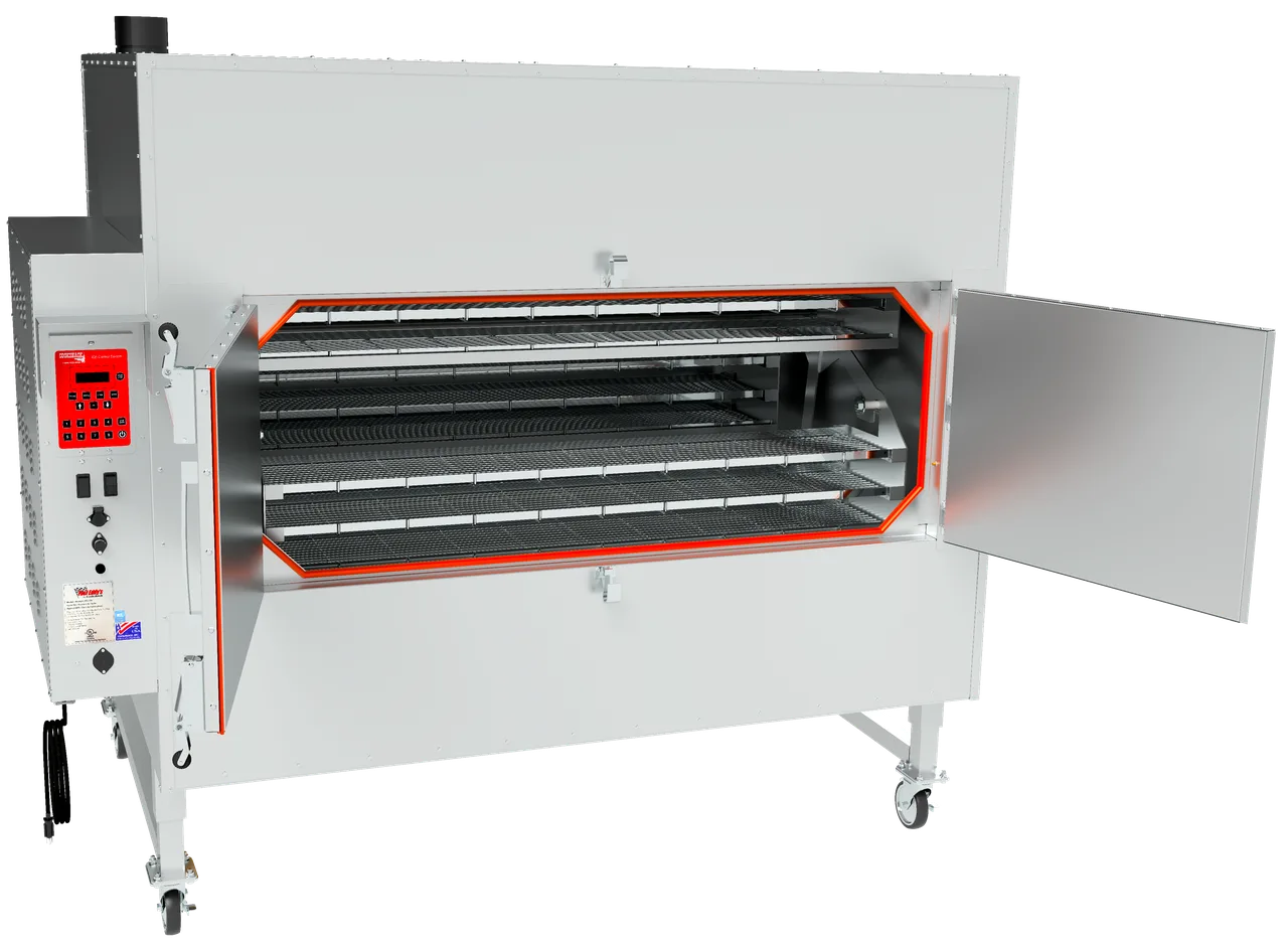 Cookshack FEC750SS Fast Eddy'S™ Rotisserie Smoker, Wood Pellets