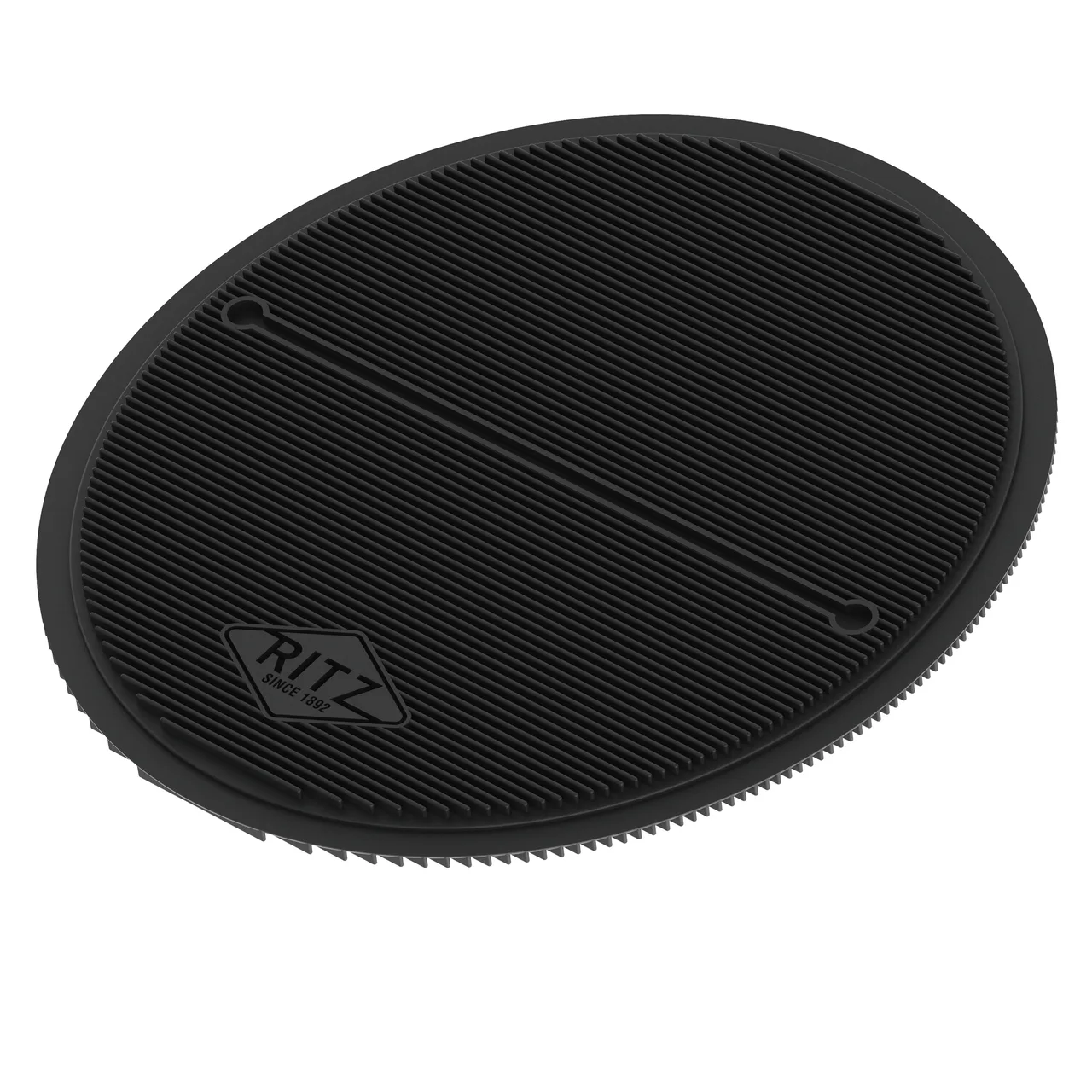 Chef Revival RZS685PHBK8 Pot Holder, 9" x 8" Oval Silicone, Black, Heat Resistant up to 685°F
