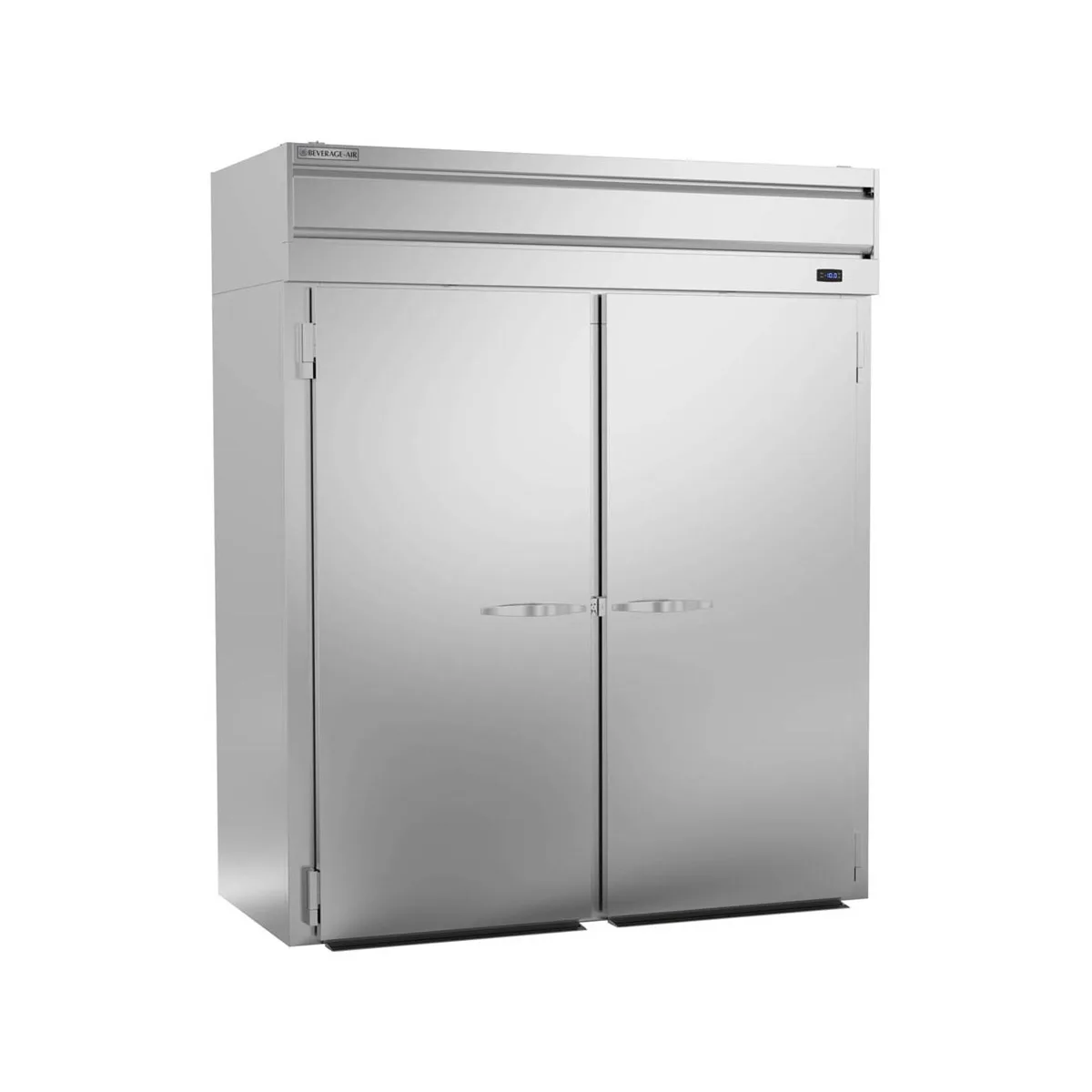 Beverage Air PFI2HC-1AS 68" 2-Section Roll-In Freezer, 2 Solid Doors, Top Mounted, 70 cu. ft., Stainless Steel