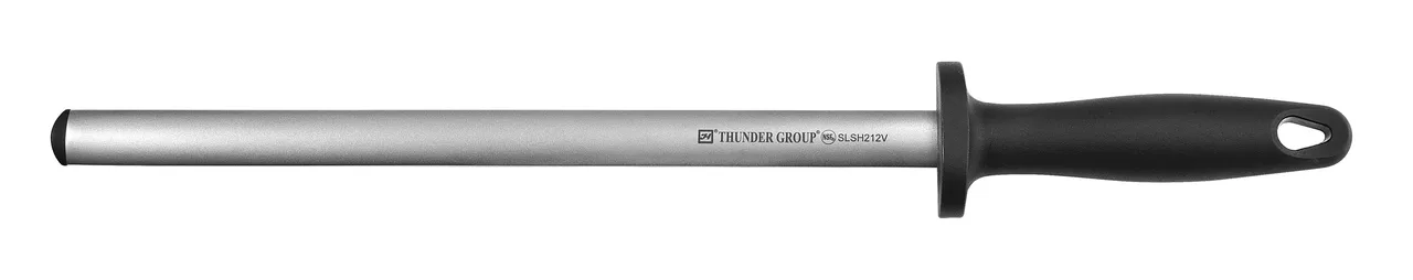 Thunder Group SLSH212V Diamond Steel Sharpeners, 12", 20Mm Width, Oval