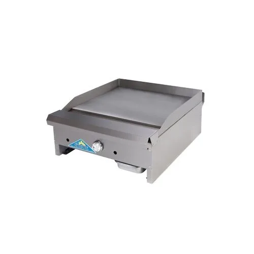 Comstock-Castle EG18-T 18" Countertop Gas Griddle with Thermostat/Solid State Controls