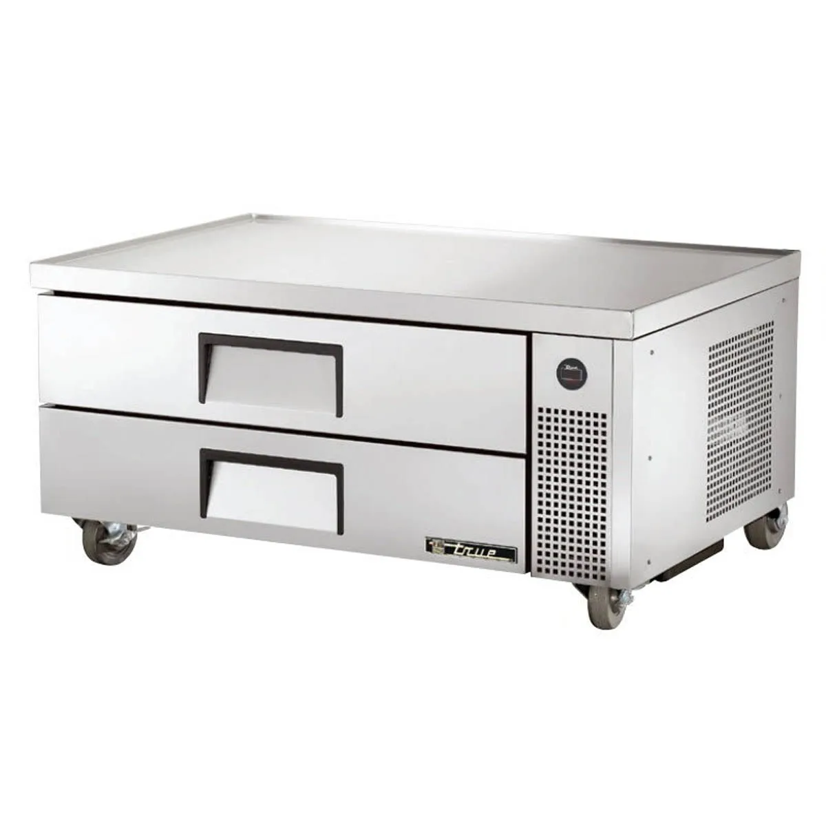 True TRCB-52-HC 51" 2 Drawers Refrigerated Chef Base, (6) 12" x 20" Pan Capacity