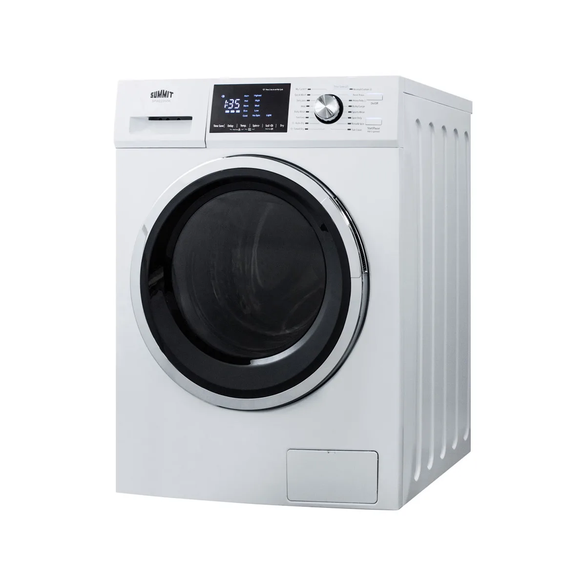 Summit SPWD2202W 24" Washer/Dryer Combo, front loading glass door, 2.7 cu.ft.