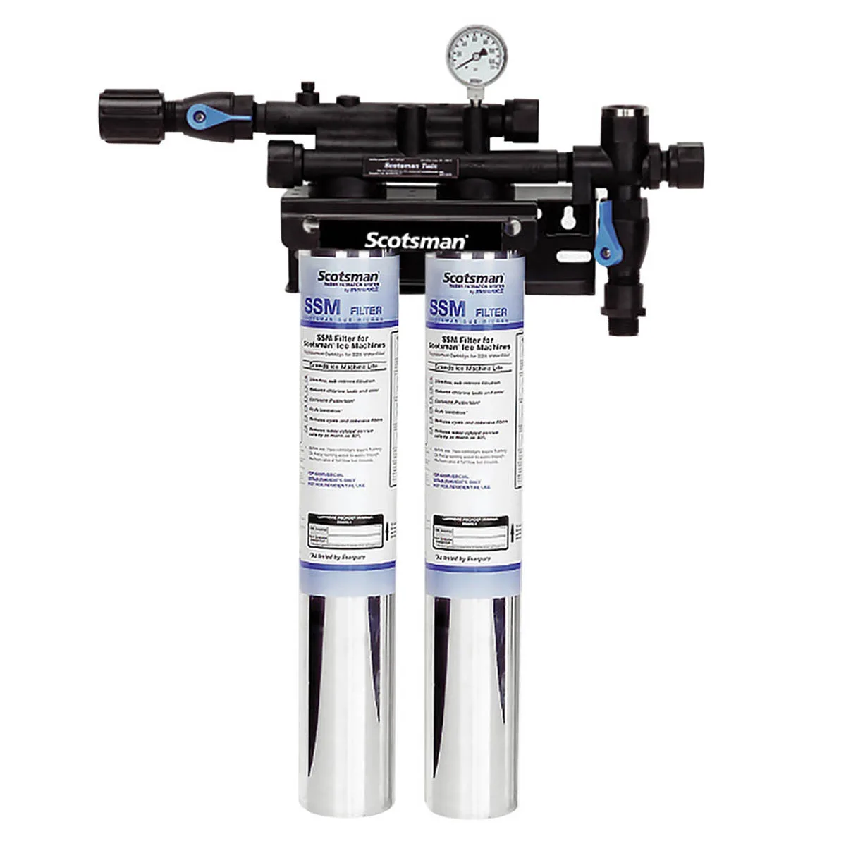 Scotsman SSM2-P SSM Plus Double Water Filtration System, Removes Chlorine