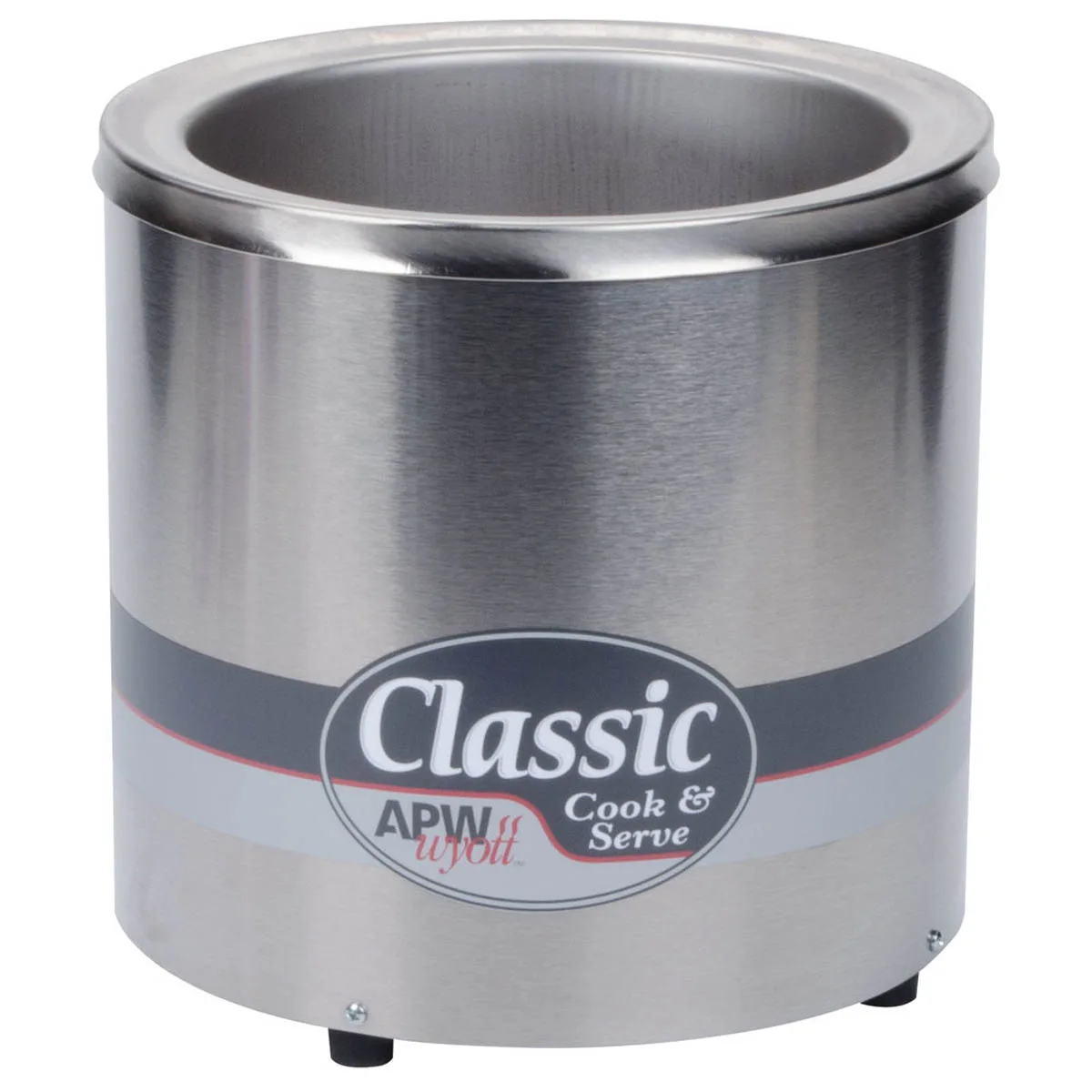 APW Wyott RCW-7 7 qt Countertop Soup / Food Warmer w/ Thermostatic Controls, 1 kW