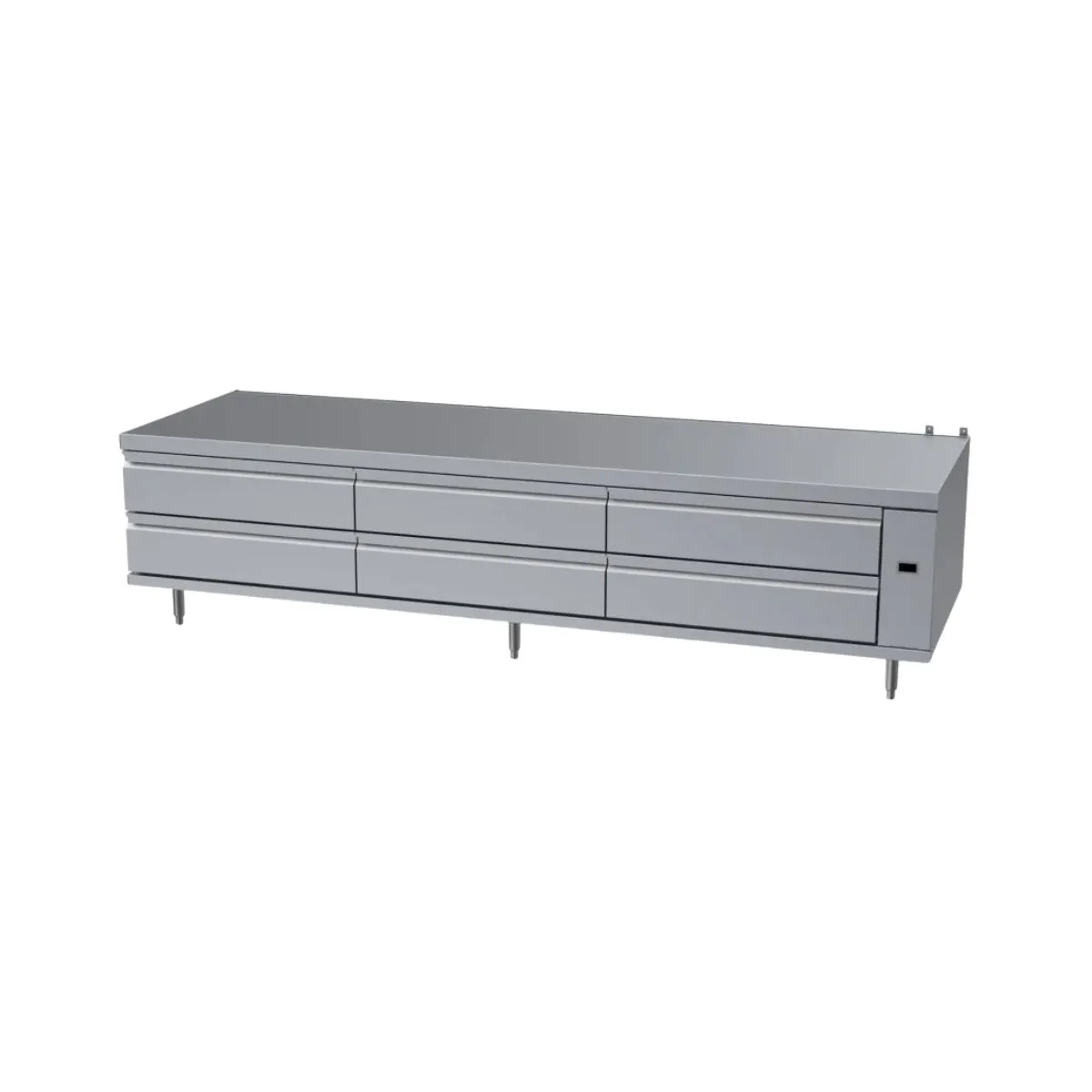 Garland US Range UN17R102 102" 6 Drawers Polar Cuisine Refrigerated Chef Base, Remote
