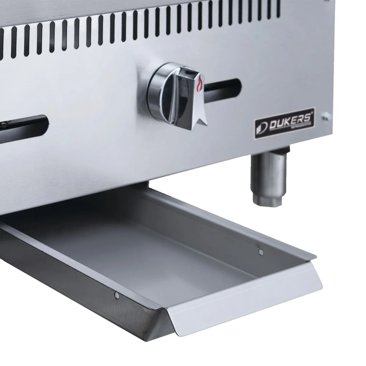 Dukers DCGM48 48" Gas Griddle w/ Manual Controls - 3/4" Steel Plate, Convertible