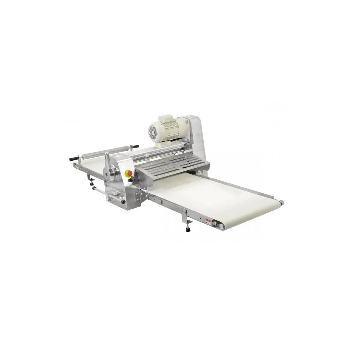 Omcan USA 42154 Countertop Reversible Dough Sheeter, 20-1/2" Rollers with Foldable Tables, 3/4 Hp