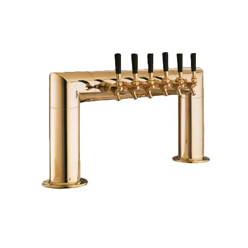 Perlick 4008-6BTF Pass-Thru Draft Beer Dispensing Tower, 10-3/8" Faucet Clearance