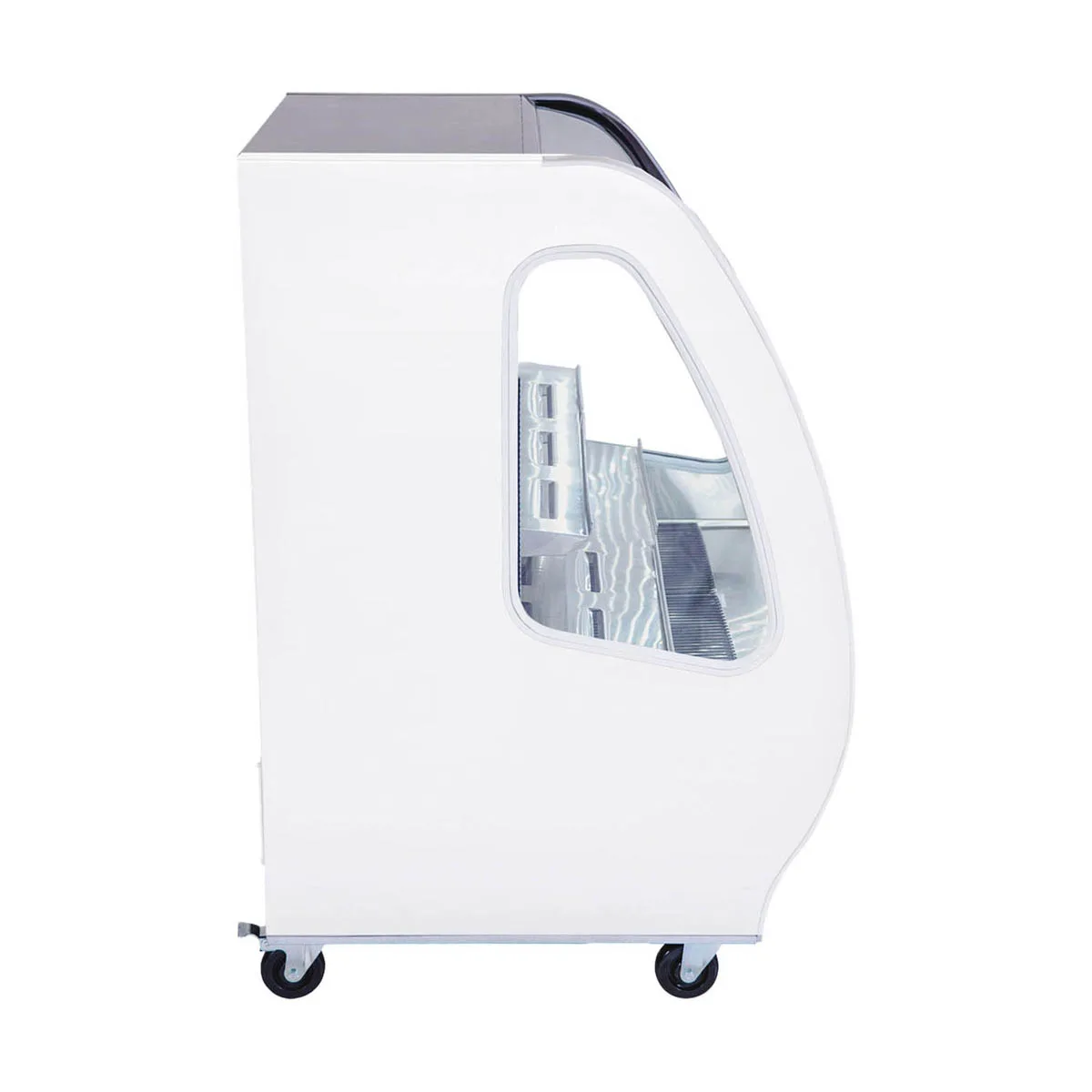 Pro-Kold DDC 40 SS 40" Curved Refrigerated Deli Display Case