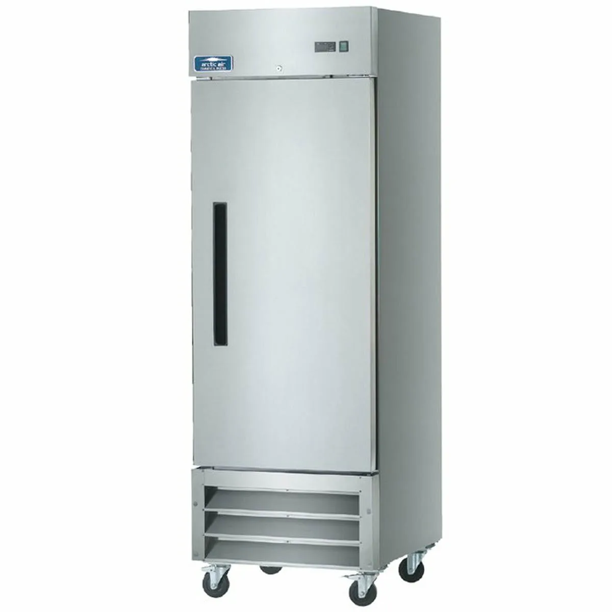 Arctic Air AR23 26" 1-Section Solid Door Reach-In Refrigerator, Bottom Mounted, Stainless Steel, 23 cu. ft.