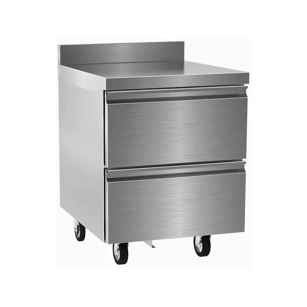 Delfield STD4432NP 32" 1-Section Worktop Refrigerator w/ 2 Drawers, 4" Backsplash, 9 cu. ft.