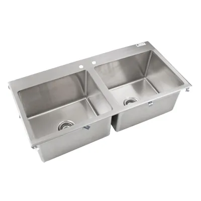 John Boos PB-DISINK201612-2 Pro-Bowl Drop-In Sink, 2-Compartment