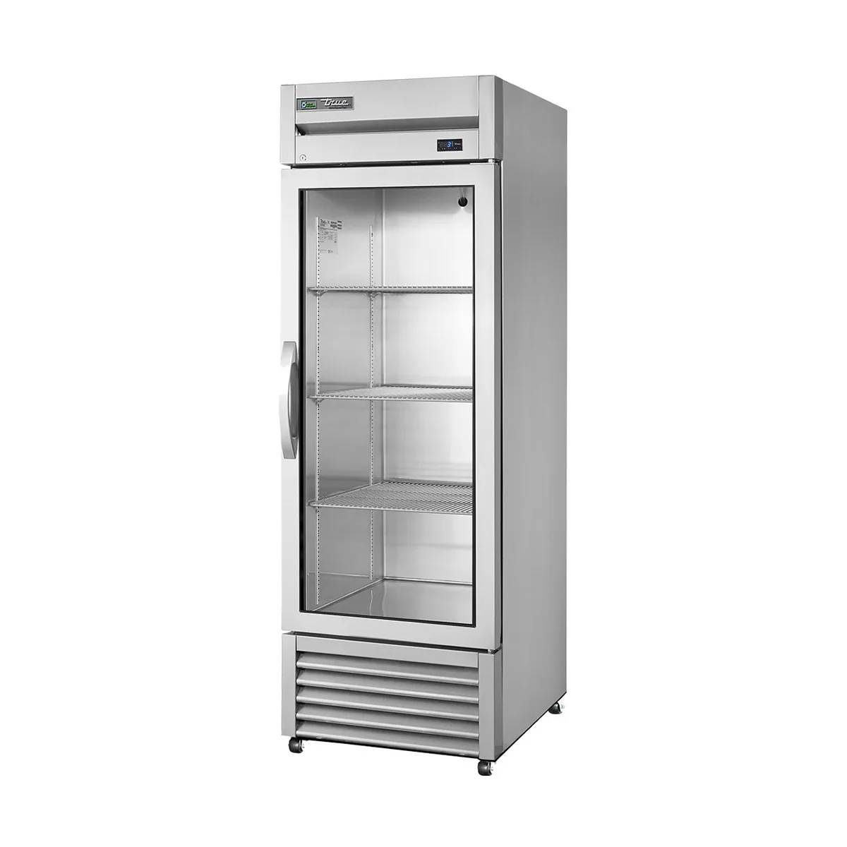 True TH-23G~FGD01 1-Section Heated Holding Cabinet, 23 cu ft, Stainless Steel, Clear Glass Door, 850W, 115V