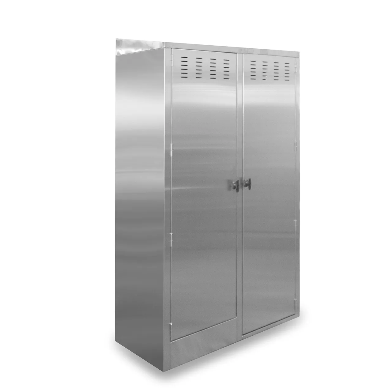 John Boos PBJC-224884-R 48" Mop Sink Cabinet, 20"W x 16"L Bowl w/2 Swing Doors,Right Sink and Kit