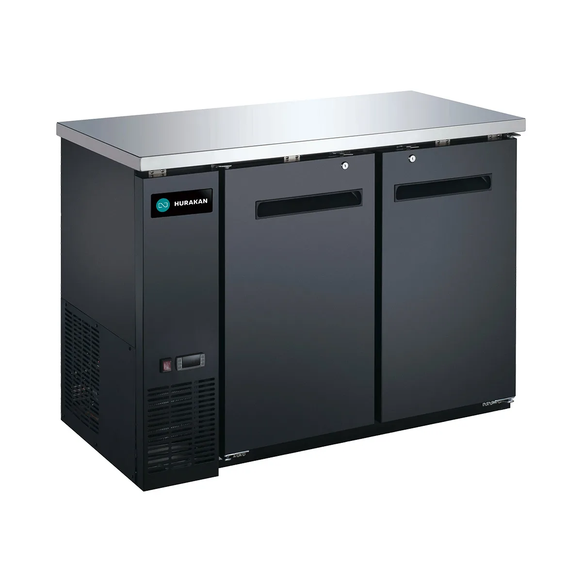 Hurakan HKN-GBB2448 48" Back Bar Cooler w/ Swing Solid Door, 11.2 cu. ft.