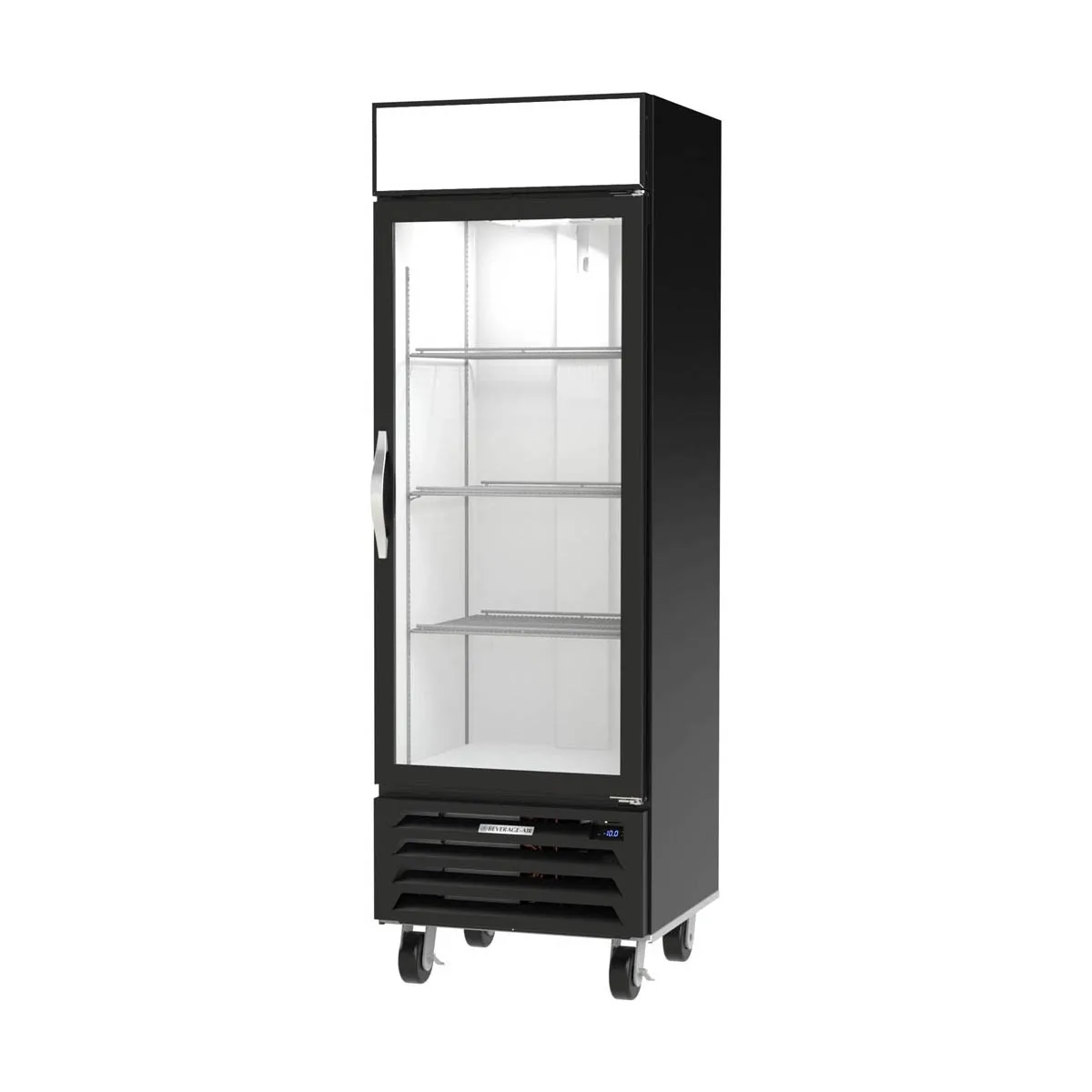 Beverage Air MMF19HC-1-B 27" 1 Glass Door Merchandiser Freezer in Black, 17.87 cu. ft.