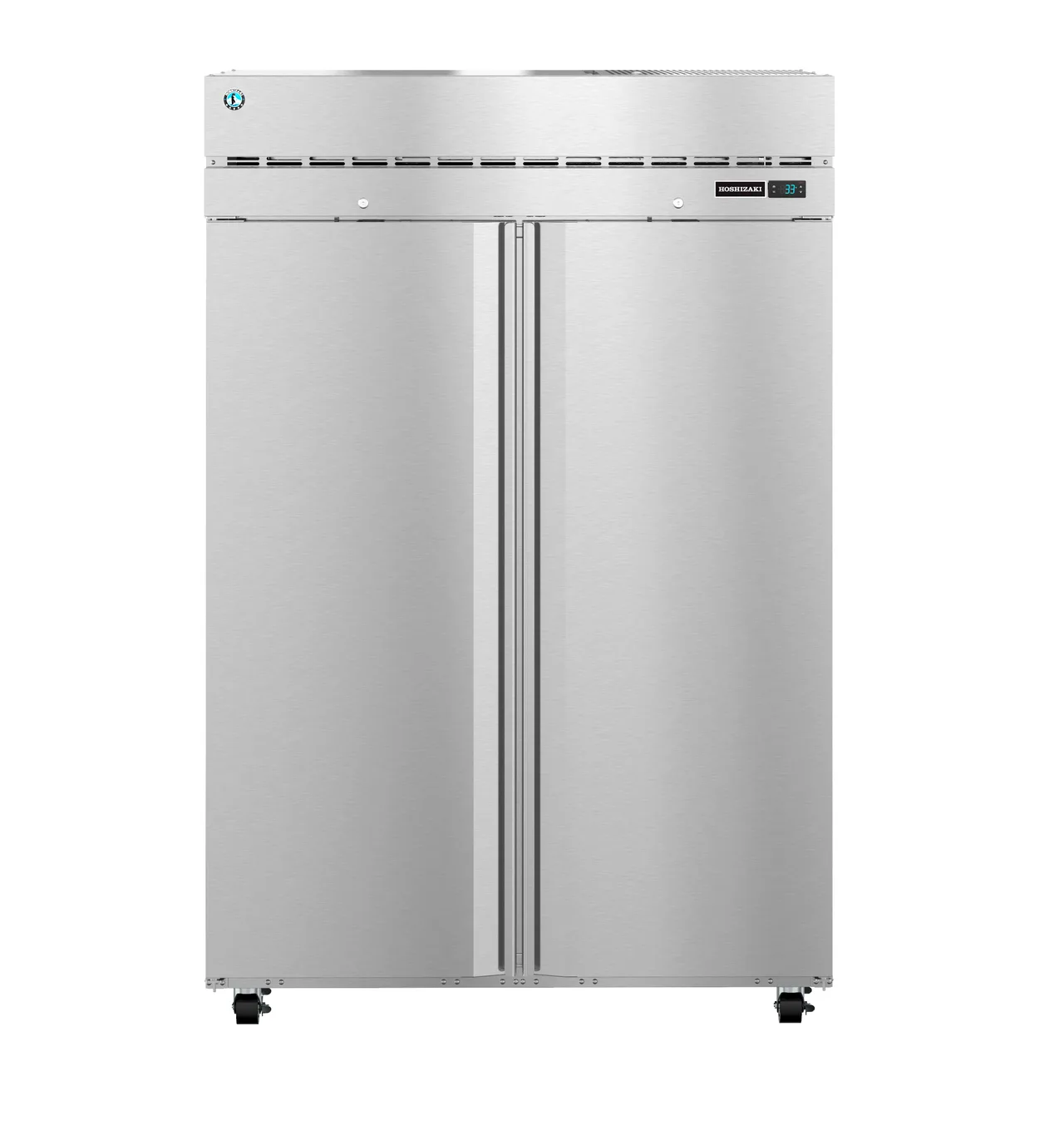 Hoshizaki R2A-FSN 52" Two Section Reach-In Refrigerator w/ 2 Solid Full Doors, Top Mount, Stainless Steel, 47 cu. ft.