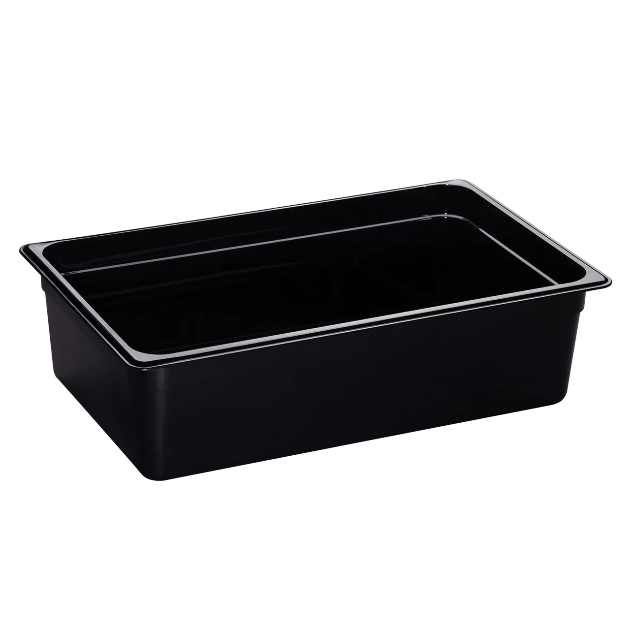 Cambro 16HP110 H‑Pan 6" Deep Black Food Pan, Non‑Stick, -40°F to 375°F, NSF
