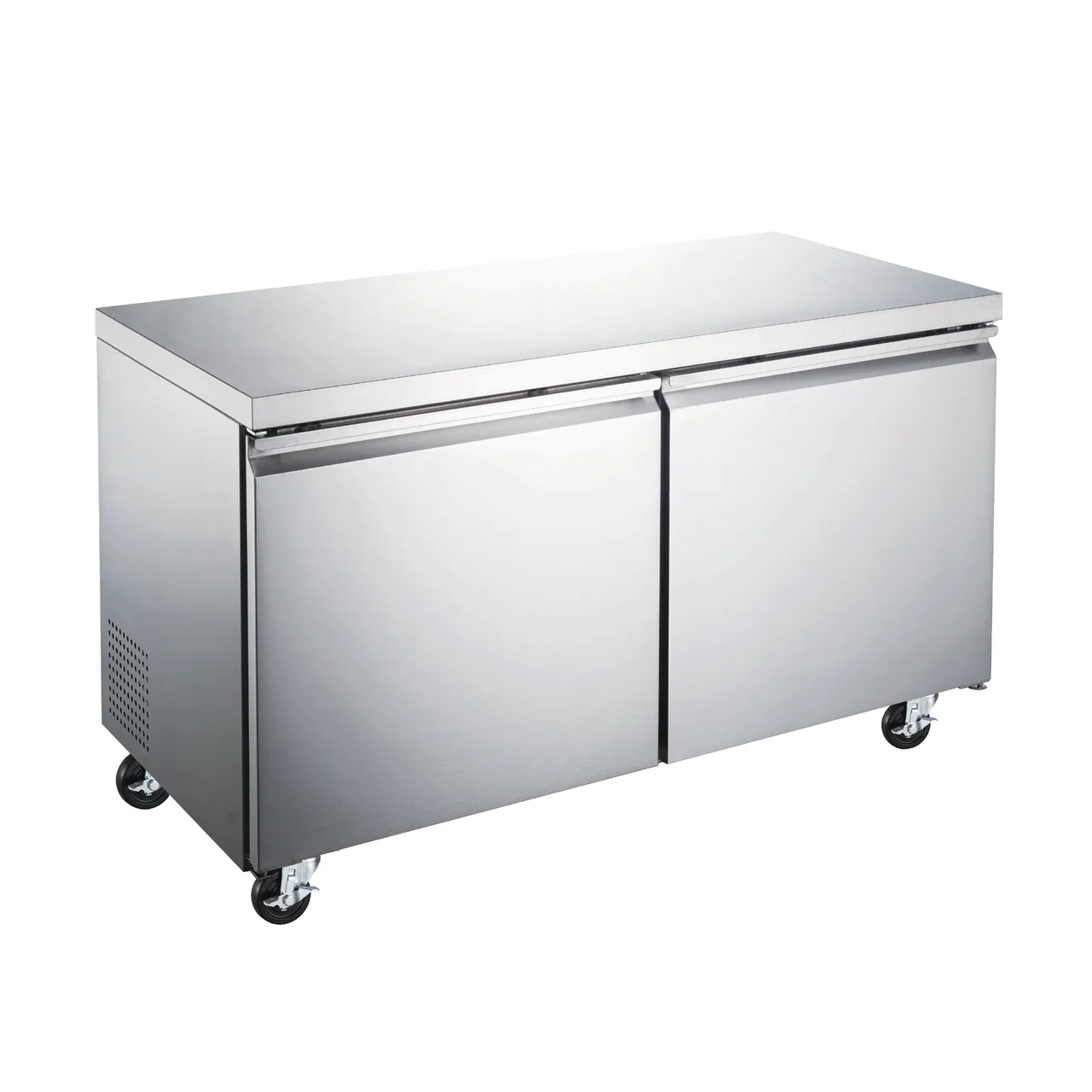Omcan USA 50055 47" 2-Section Undercounter Freezer w/ 2 Doors, 12 cu.ft.