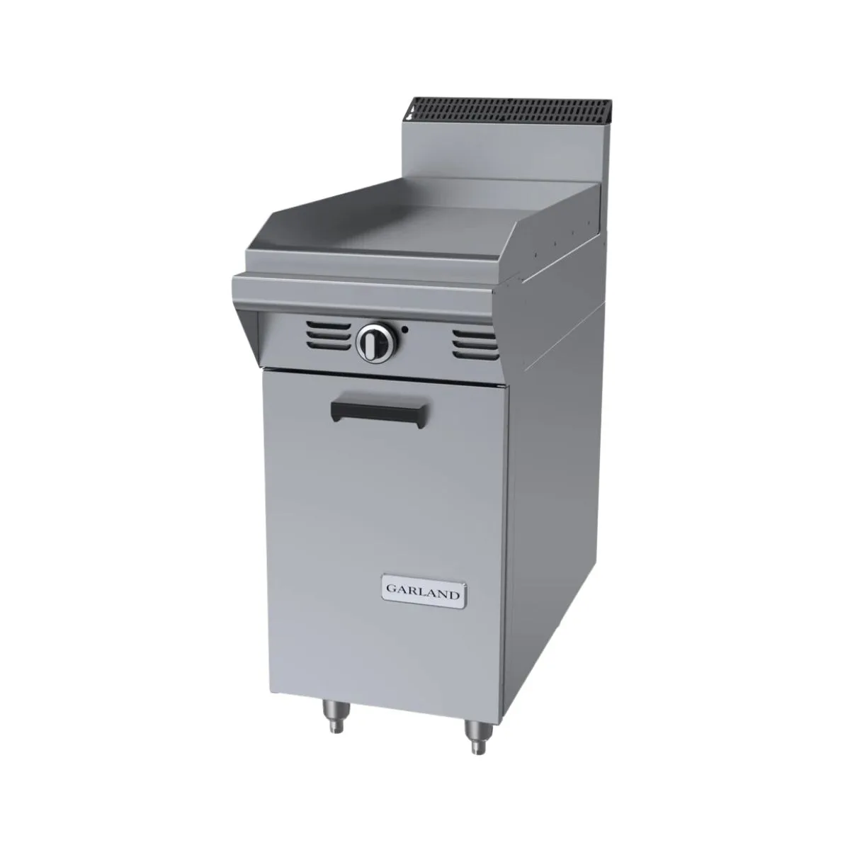Garland US Range M7S Gas 17" Heavy Duty Range, 17" Full Griddle w/ Manual Controls, (1) Cabinet Base, 33.000 BTU 