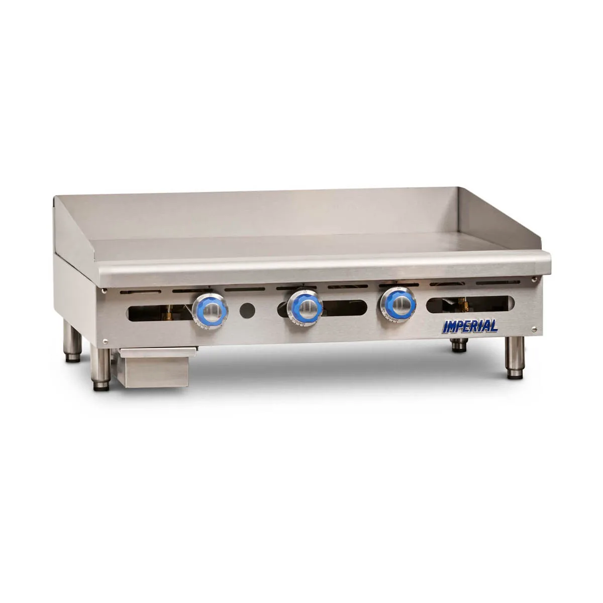 Imperial ITG-36 36" Countertop Thermostatic Gas Griddle, 1" Steel Plate, 90.000 BTU