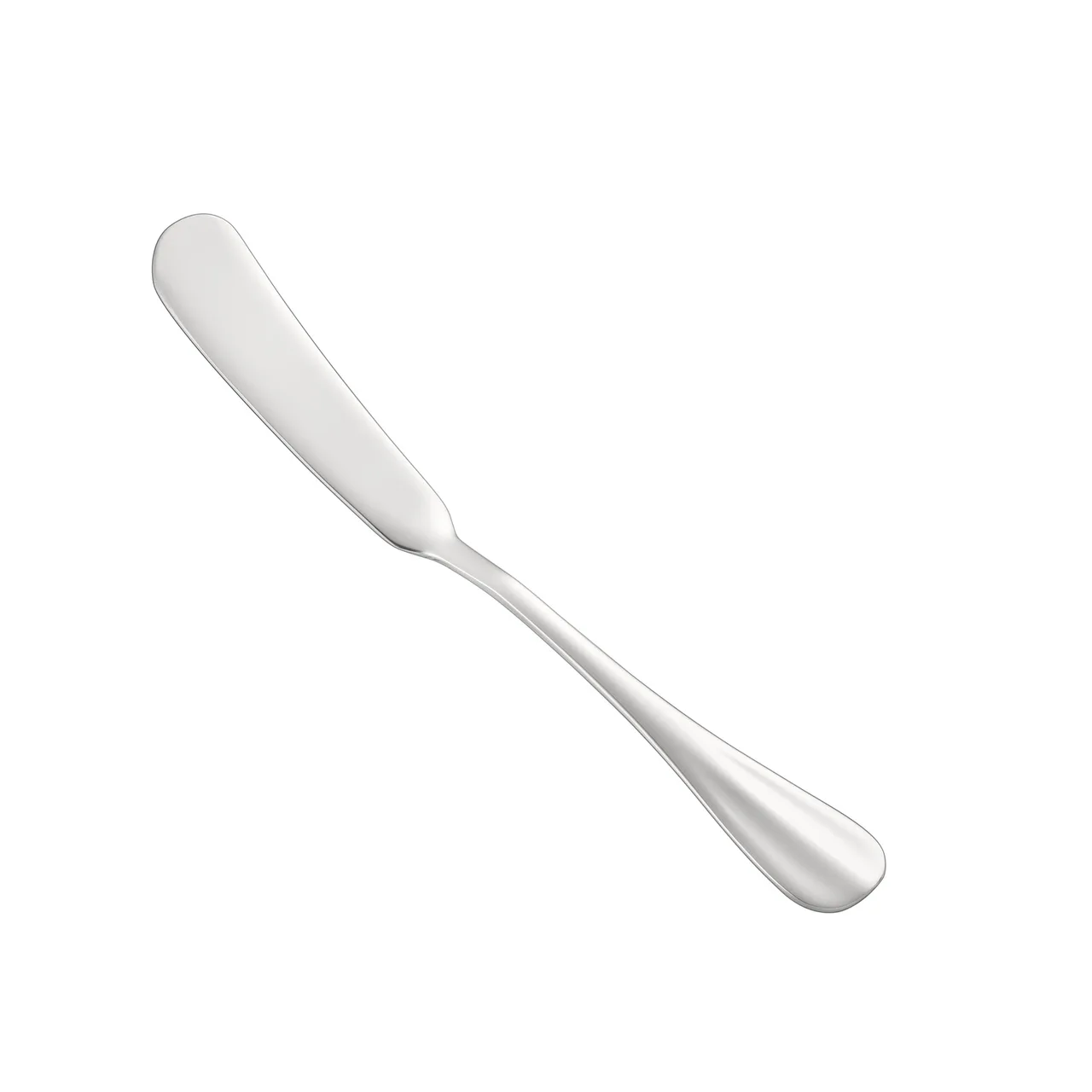 CAC China 8005-12 Butter Spreader, 6-5/8"L, Heavy Weight, 18/8 Stainless Steel - 1 Dozen