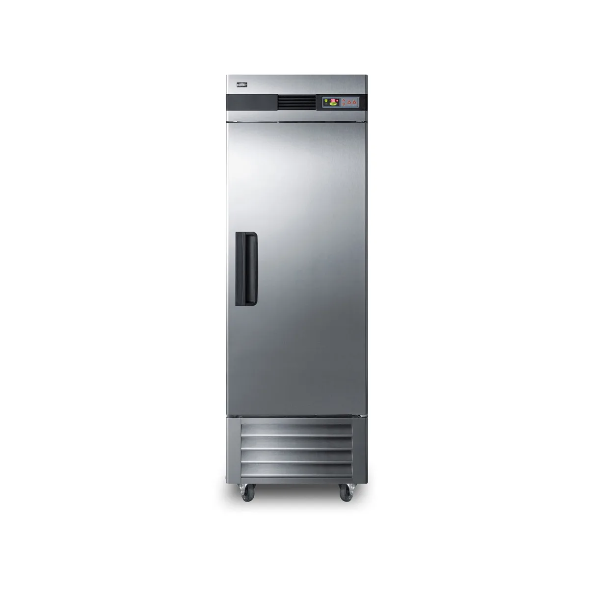 Summit SCRR232 28" 1-Section Reach-In Refrigerator w/ Right Hinged Solid Door, Bottom Mount, Stainless Steel, 23 cu. ft.