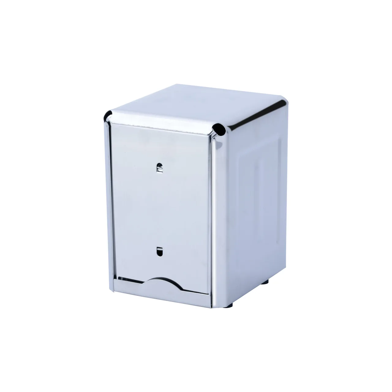 CAC China NPHD-6 Napkin Dispenser – Stainless Steel, Holds 3‑3/4" × 5‑1/2" Napkins, Non‑Slip Feet