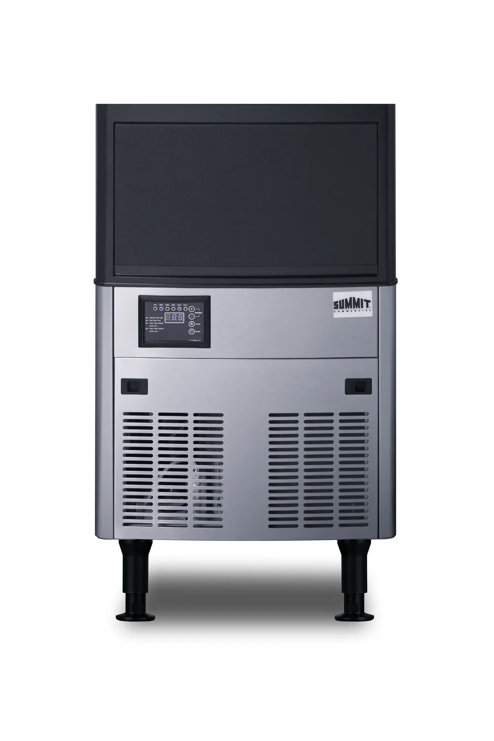 Summit BIM85 Ice Maker With Bin, 20" Width, 80 lb/hr Production, 33 lb Storage, Stainless, 115V