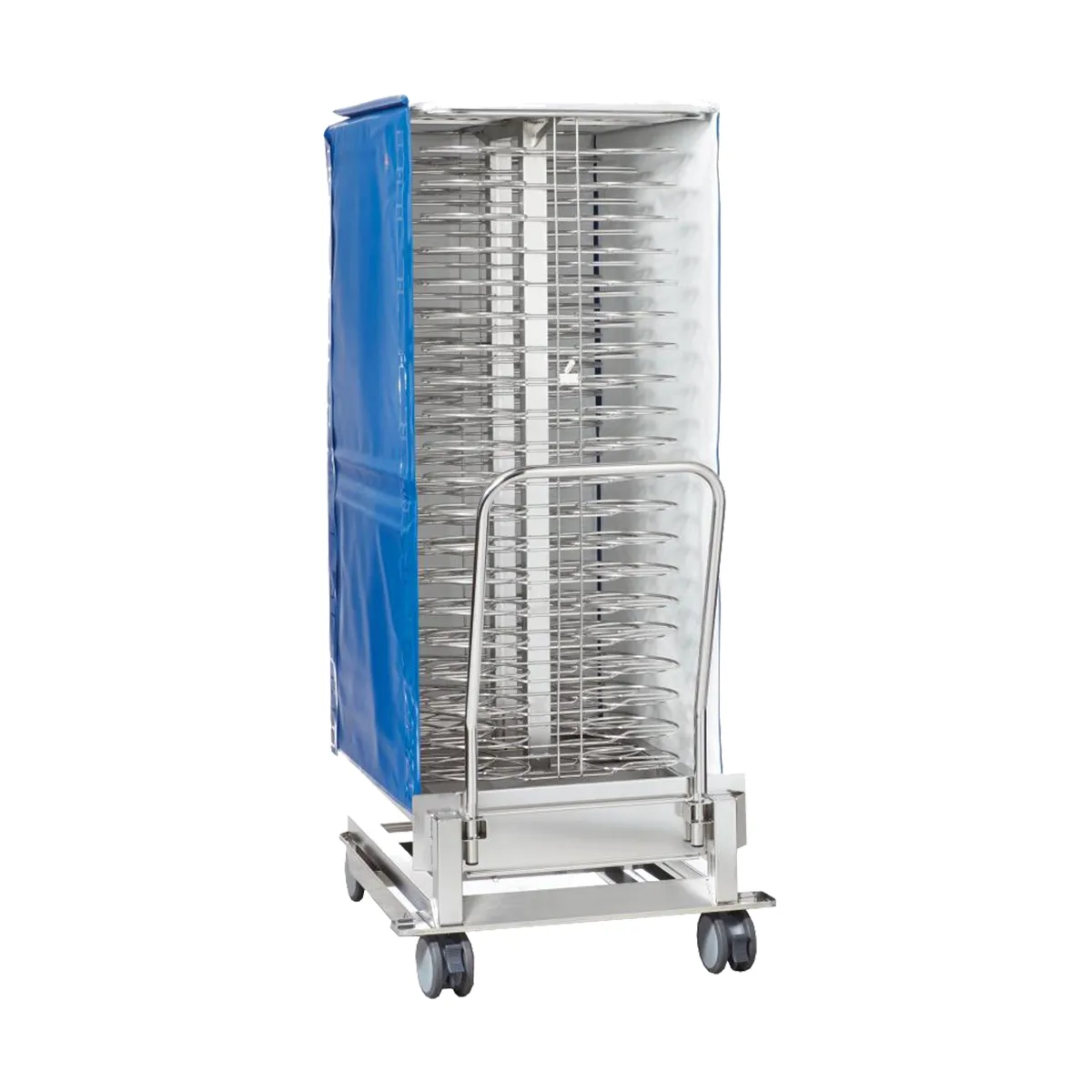 RATIONAL 60.74.066 Finishing System Mobile Plate Rack w/ 84 Plates Capacity and Thermocover